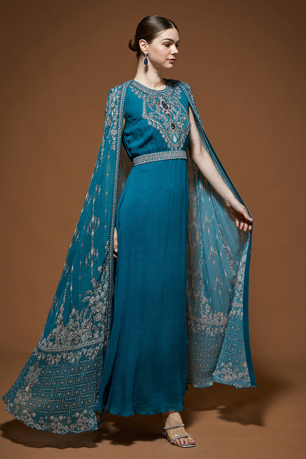 Teal Kaftan