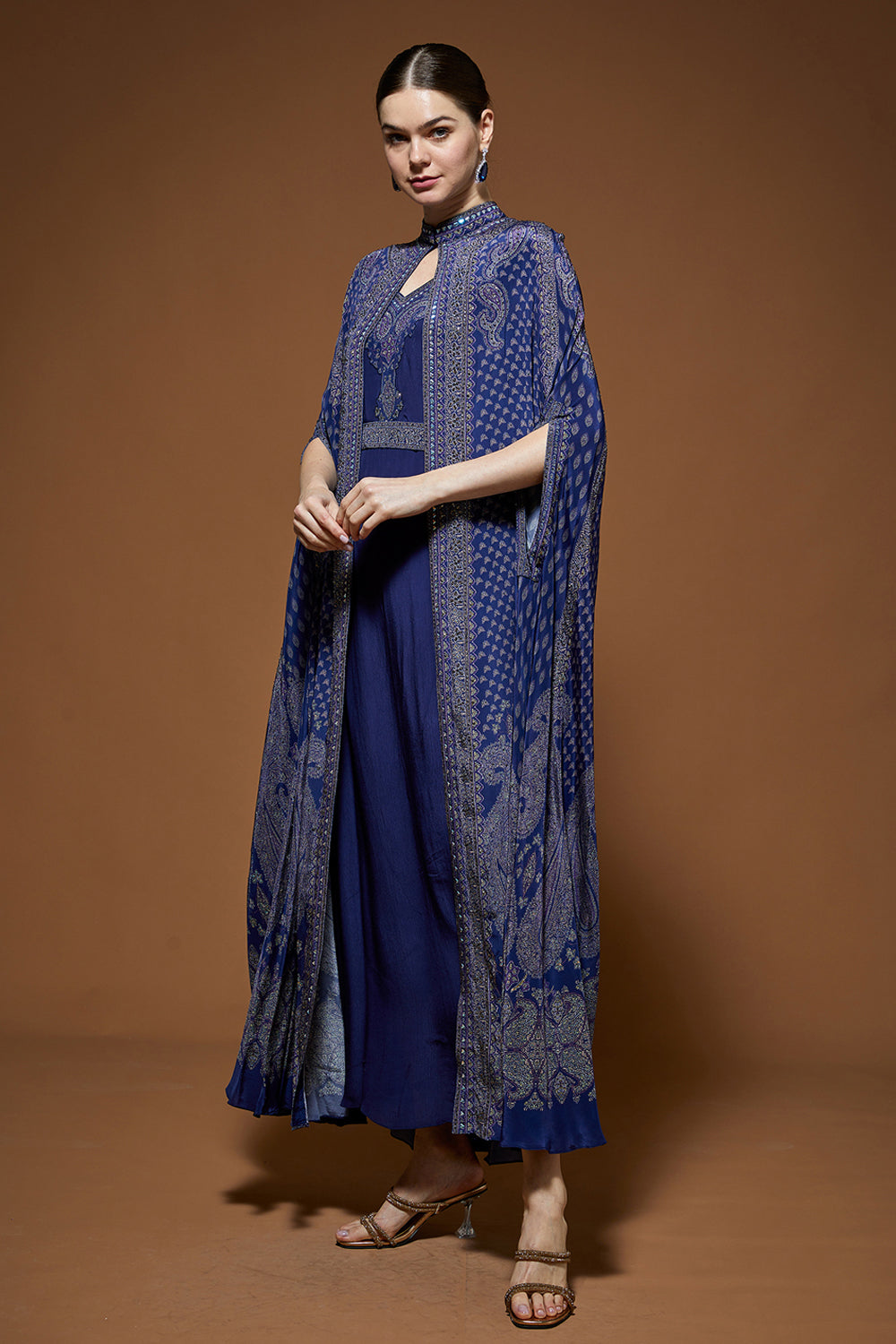 Navy Blue Kaftan