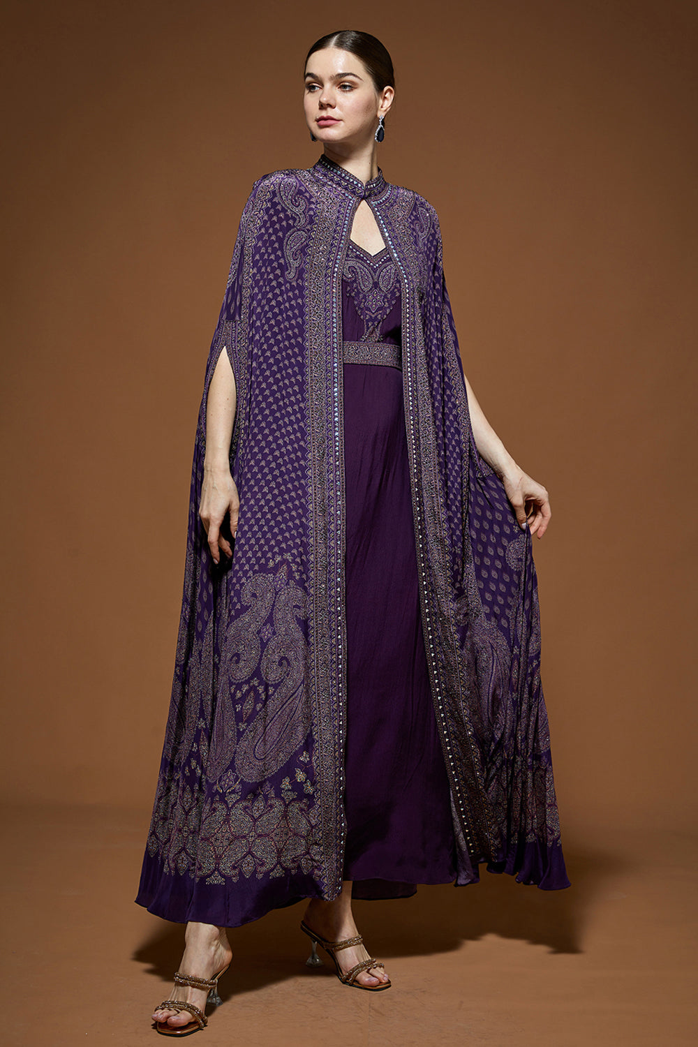 Dark Wine Kaftan