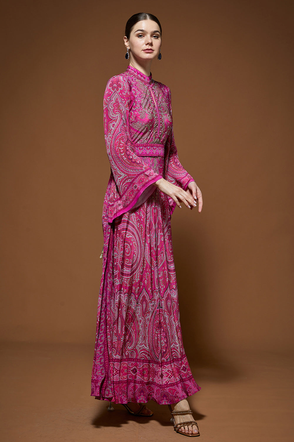 Regal Paisley Gown