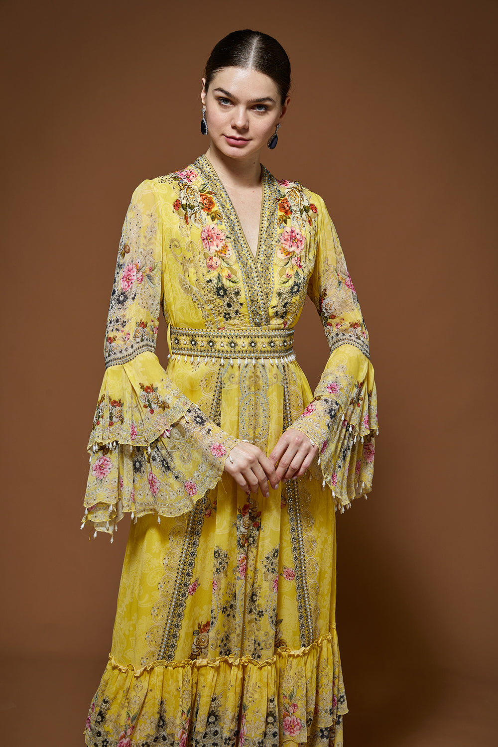 Lime Yellow Kaftan
