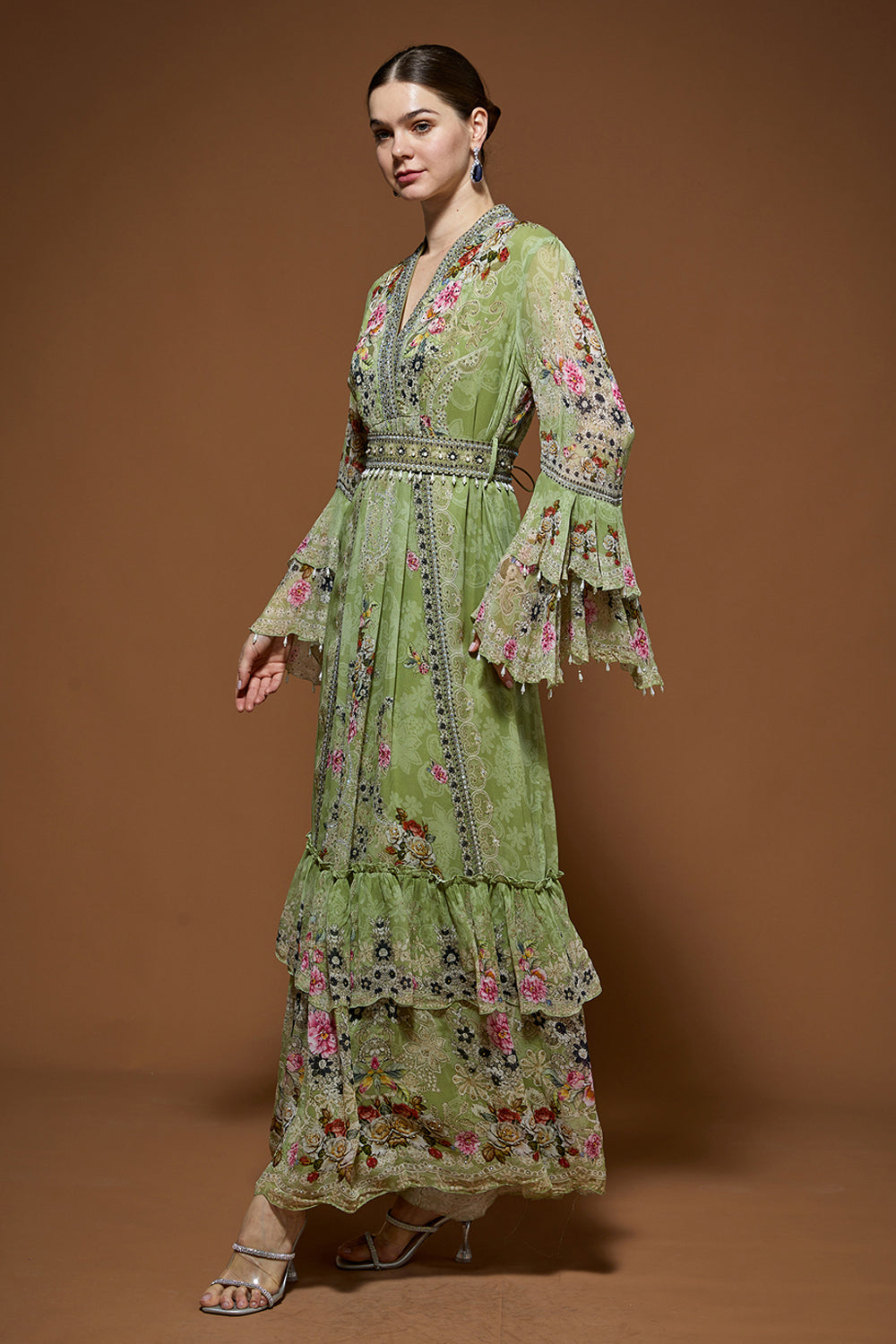 Pale Green Kaftan