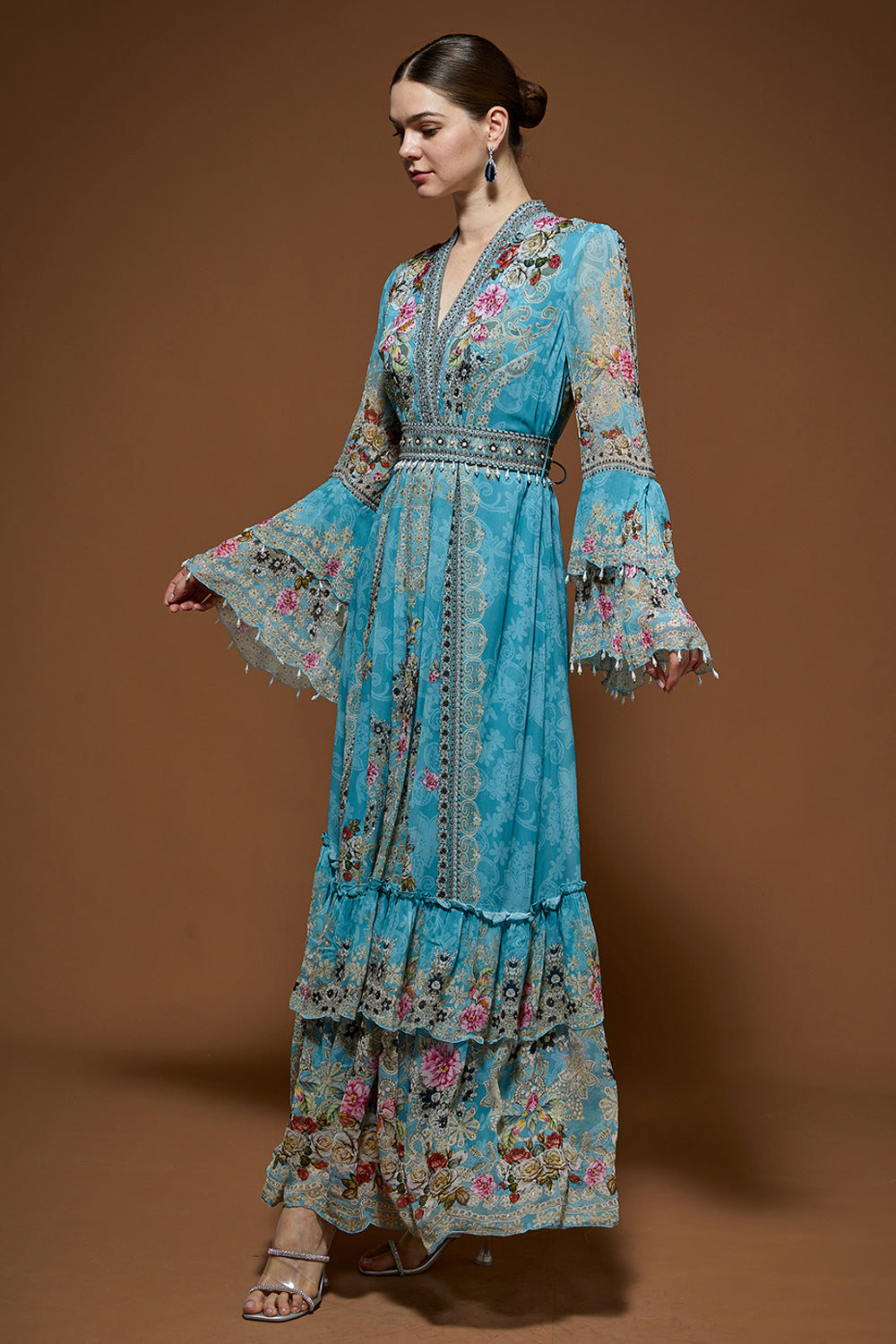 Pale Aqua Kaftan