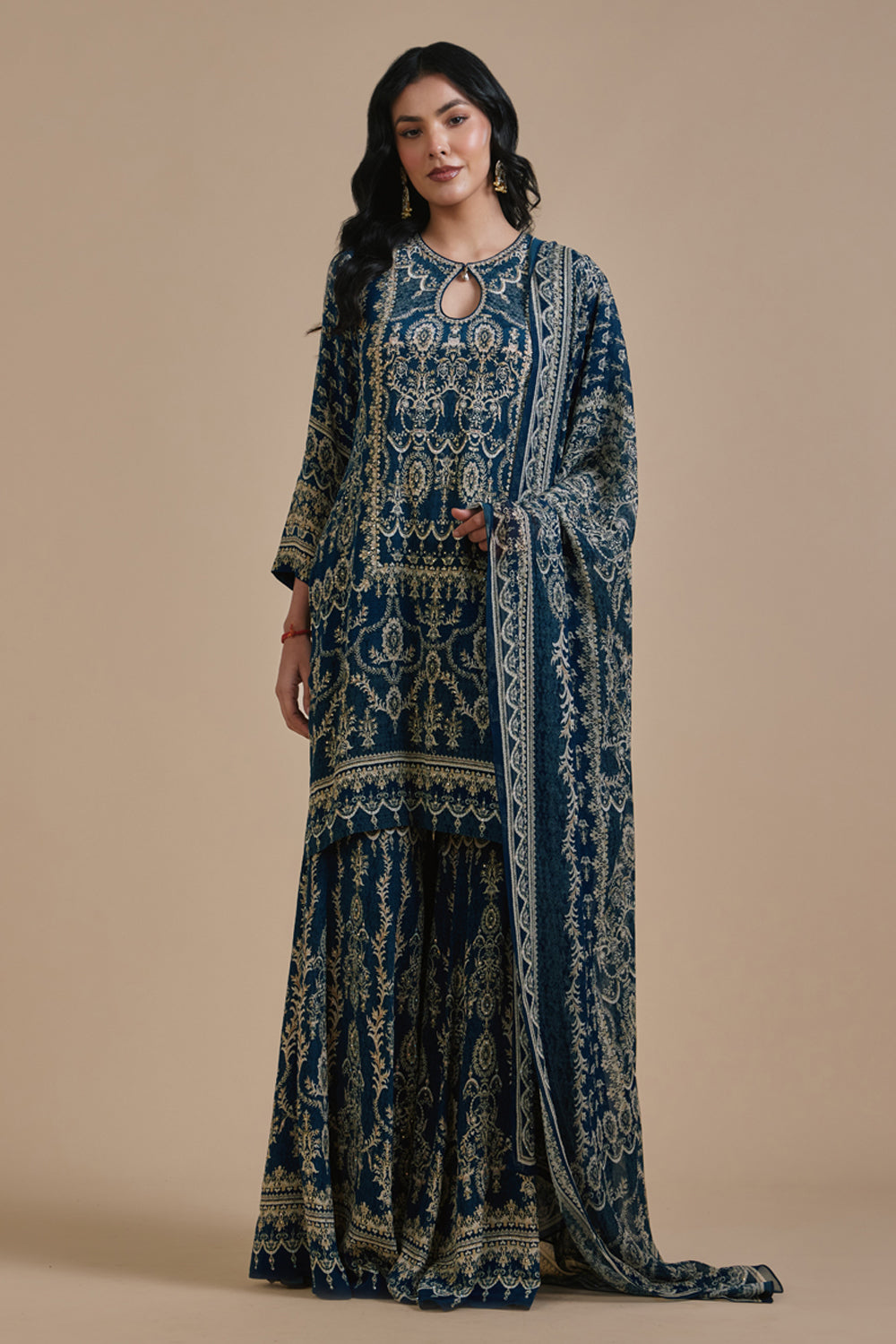 Alice Kaushik in our Najwa Sharara Set