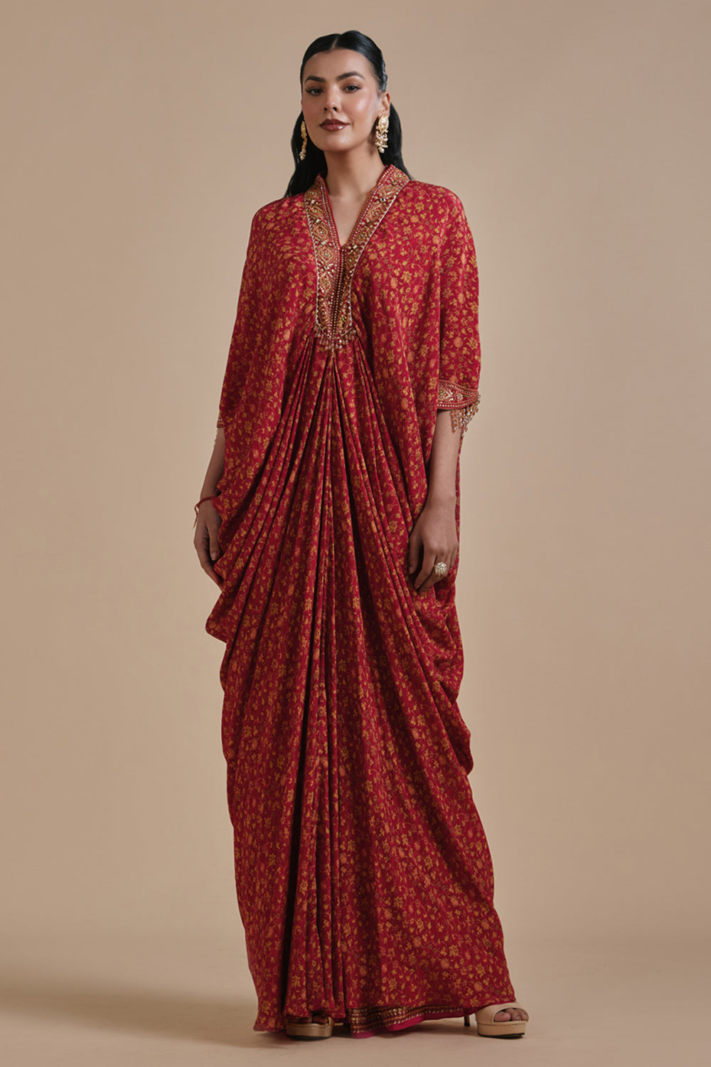 Minimal Kaftan Gown