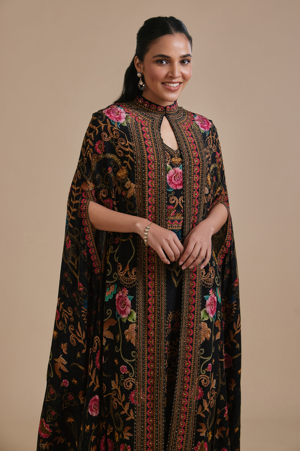 Zahra Cape Kaftan Gown