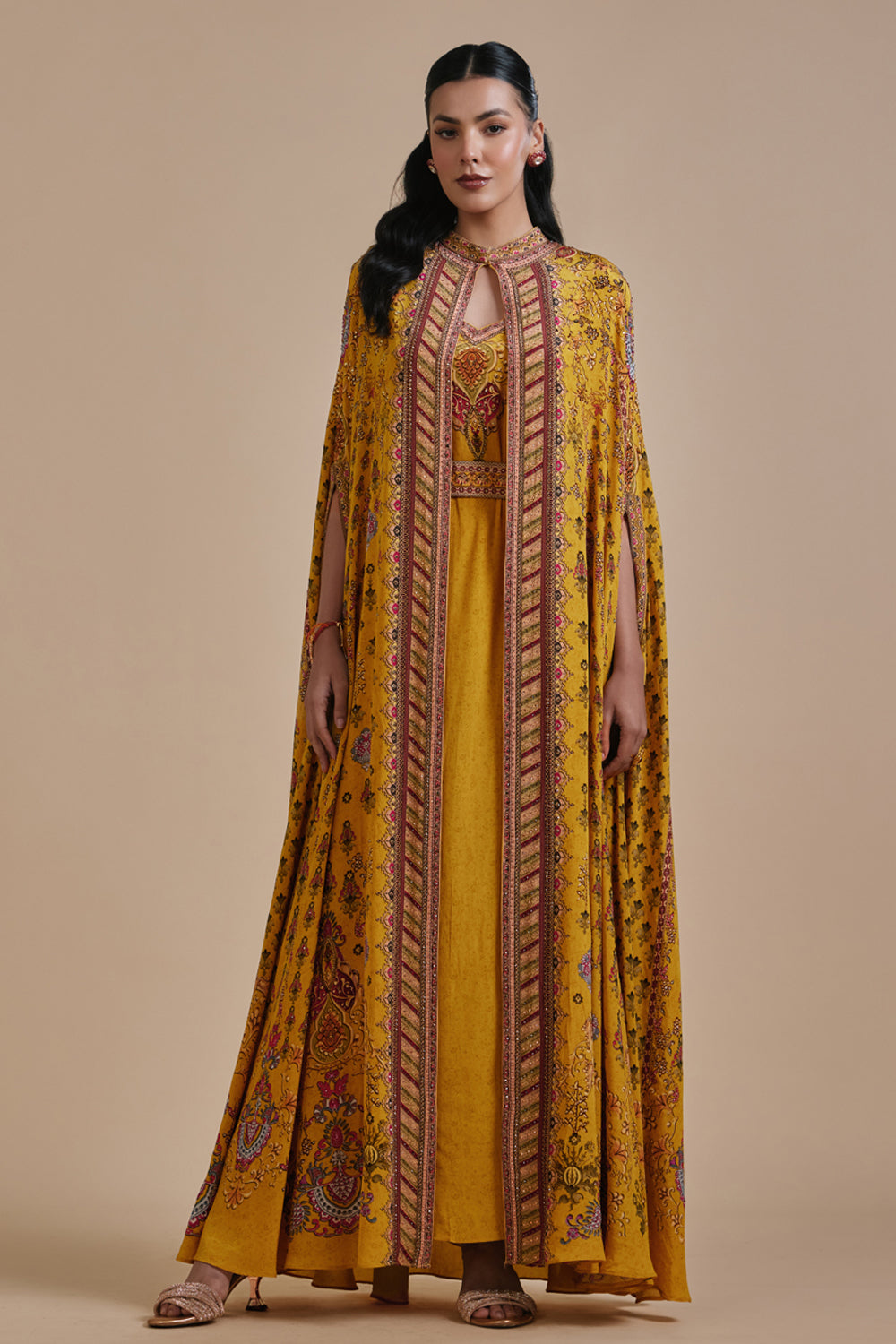 Danah Cape Kaftan Gown