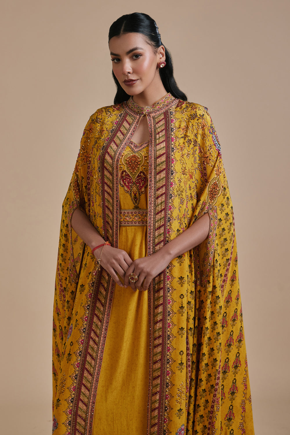 Danah Cape Kaftan Gown