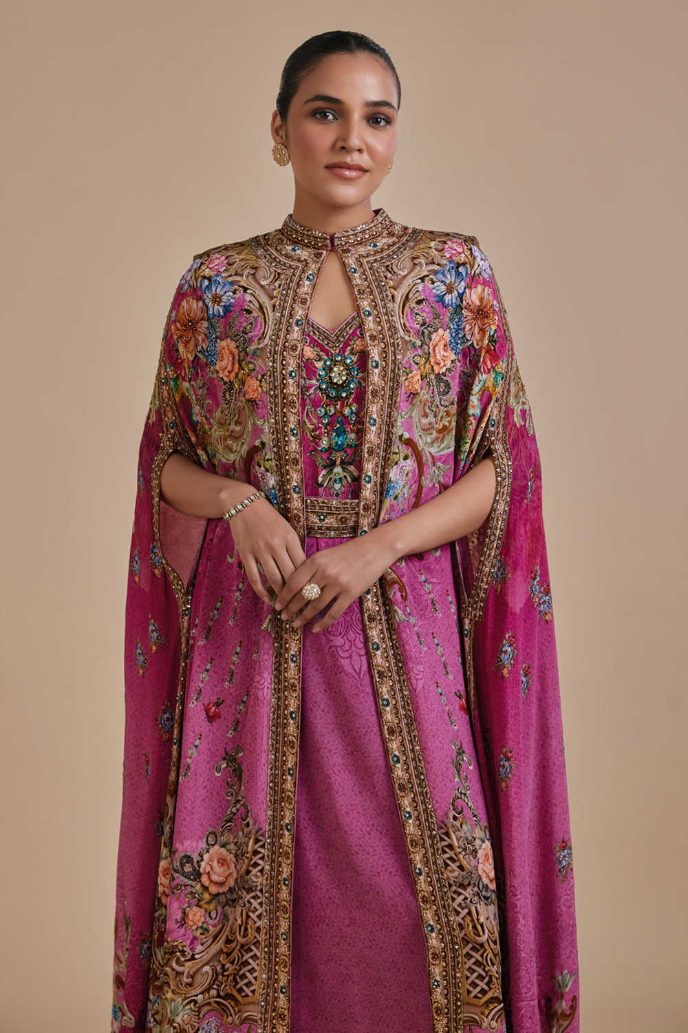 Itar Cape Kaftan Gown