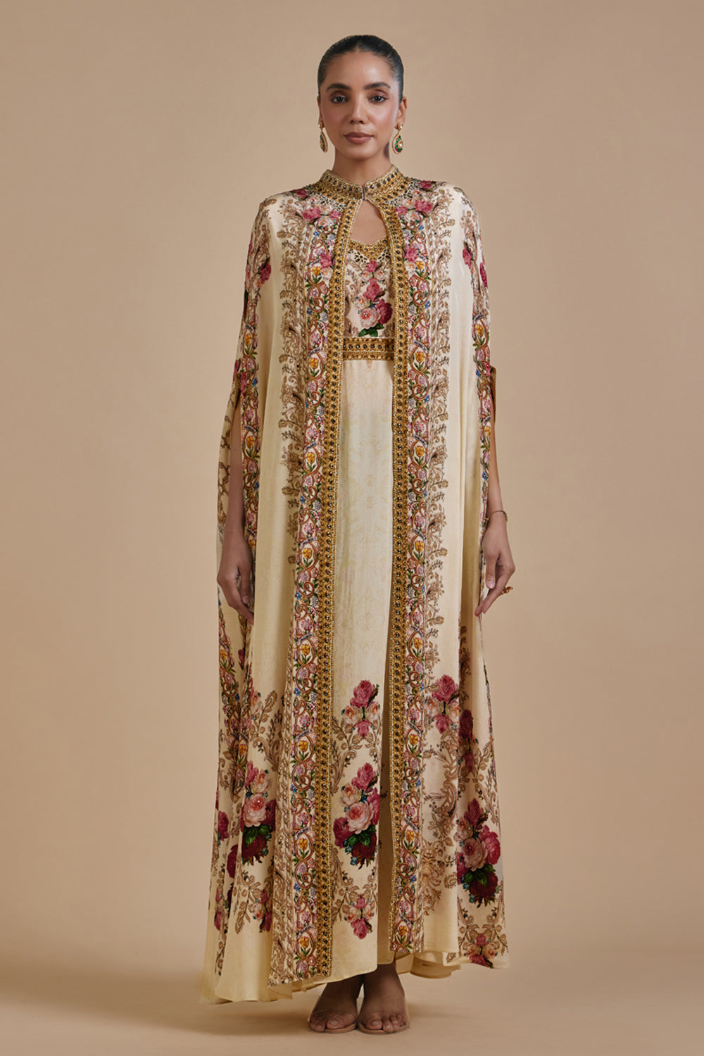 Naaz Cape Kaftan Gown
