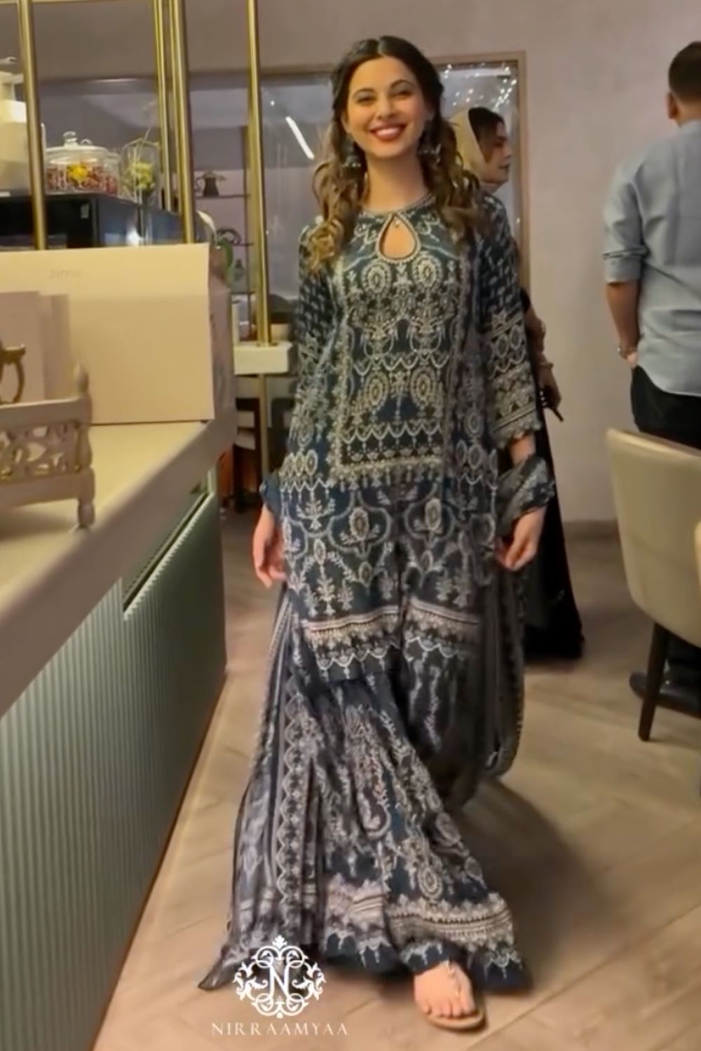 Alice Kaushik in our Najwa Sharara Set