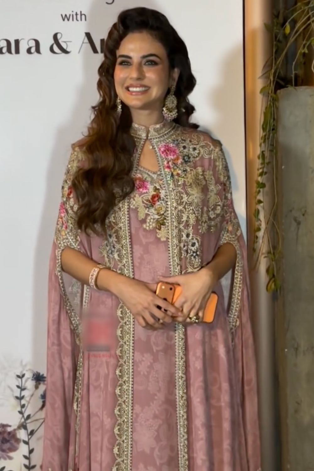Sara Arfeen Khan In our Zuhur Cape Kaftan Gown
