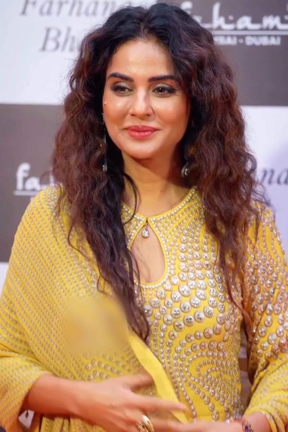 Sara Arfeen Khan in our Sunshine Hoor Sharara Set