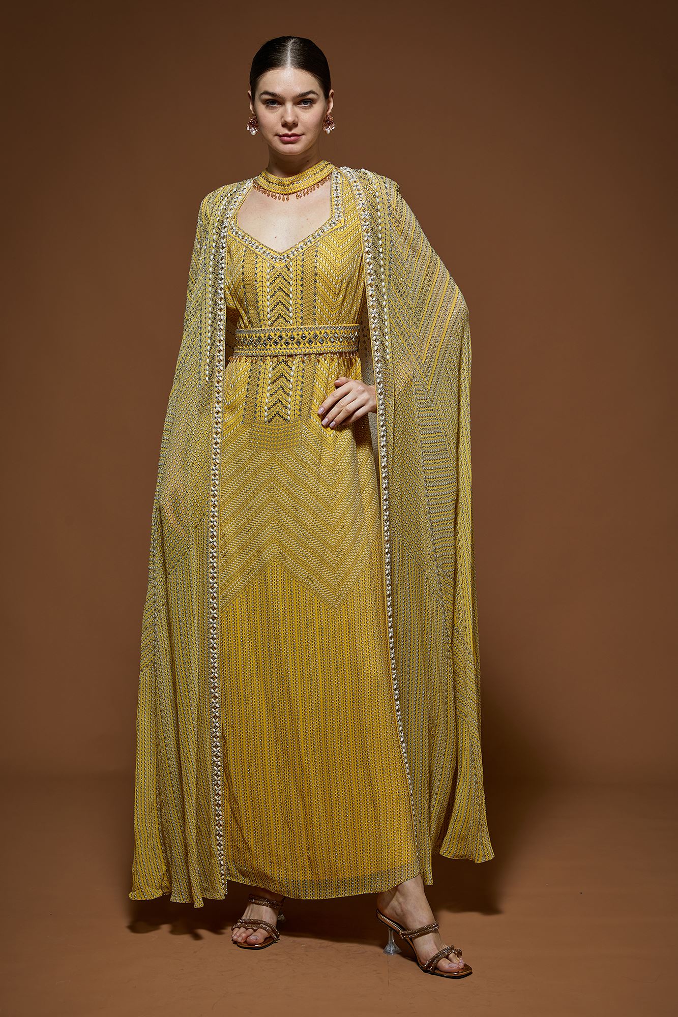 yellow-kaftan-nr259-2