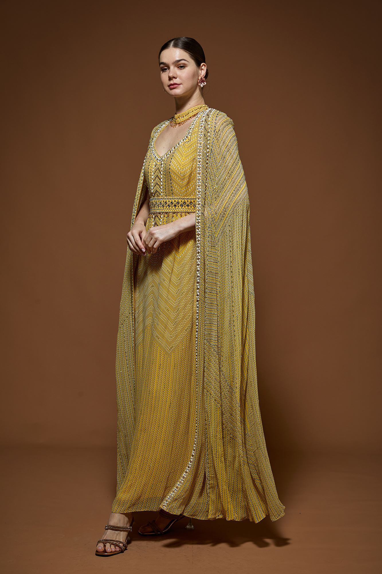 yellow-kaftan-nr259-3