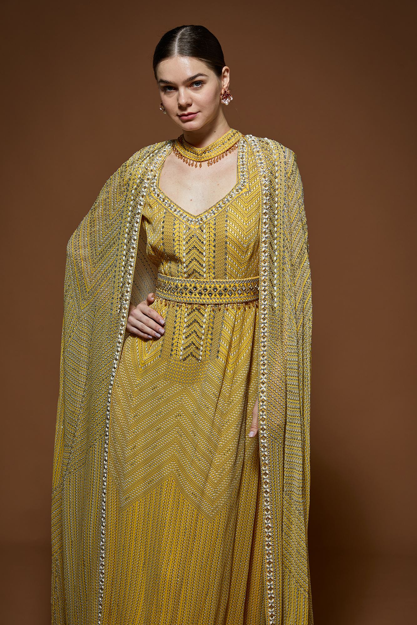 yellow-kaftan-nr259-5