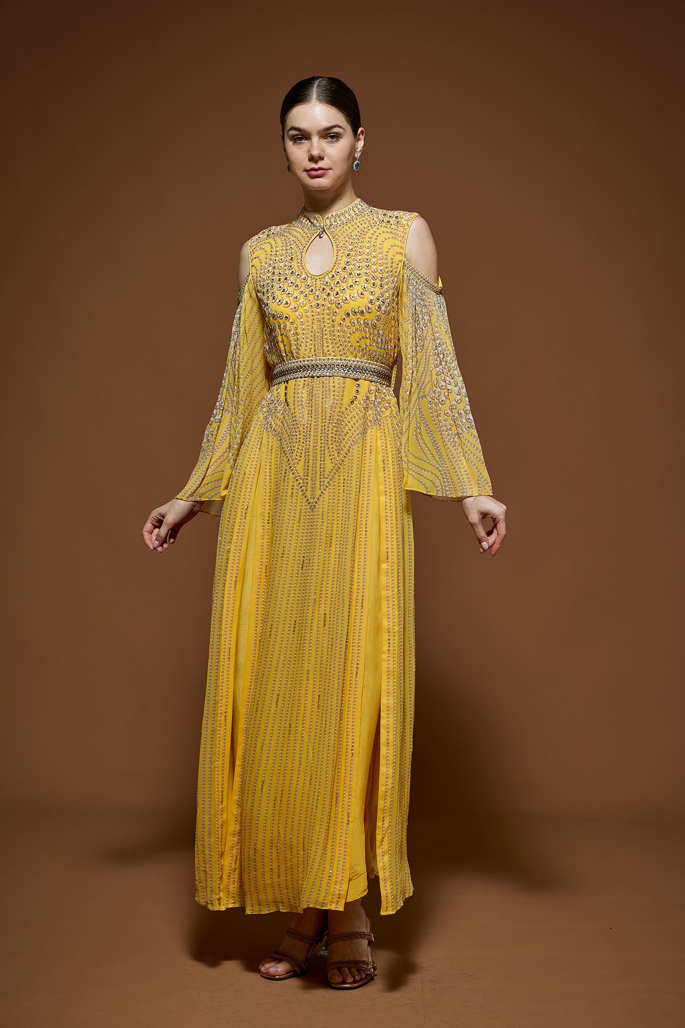 yellow-kaftan-nr299-1