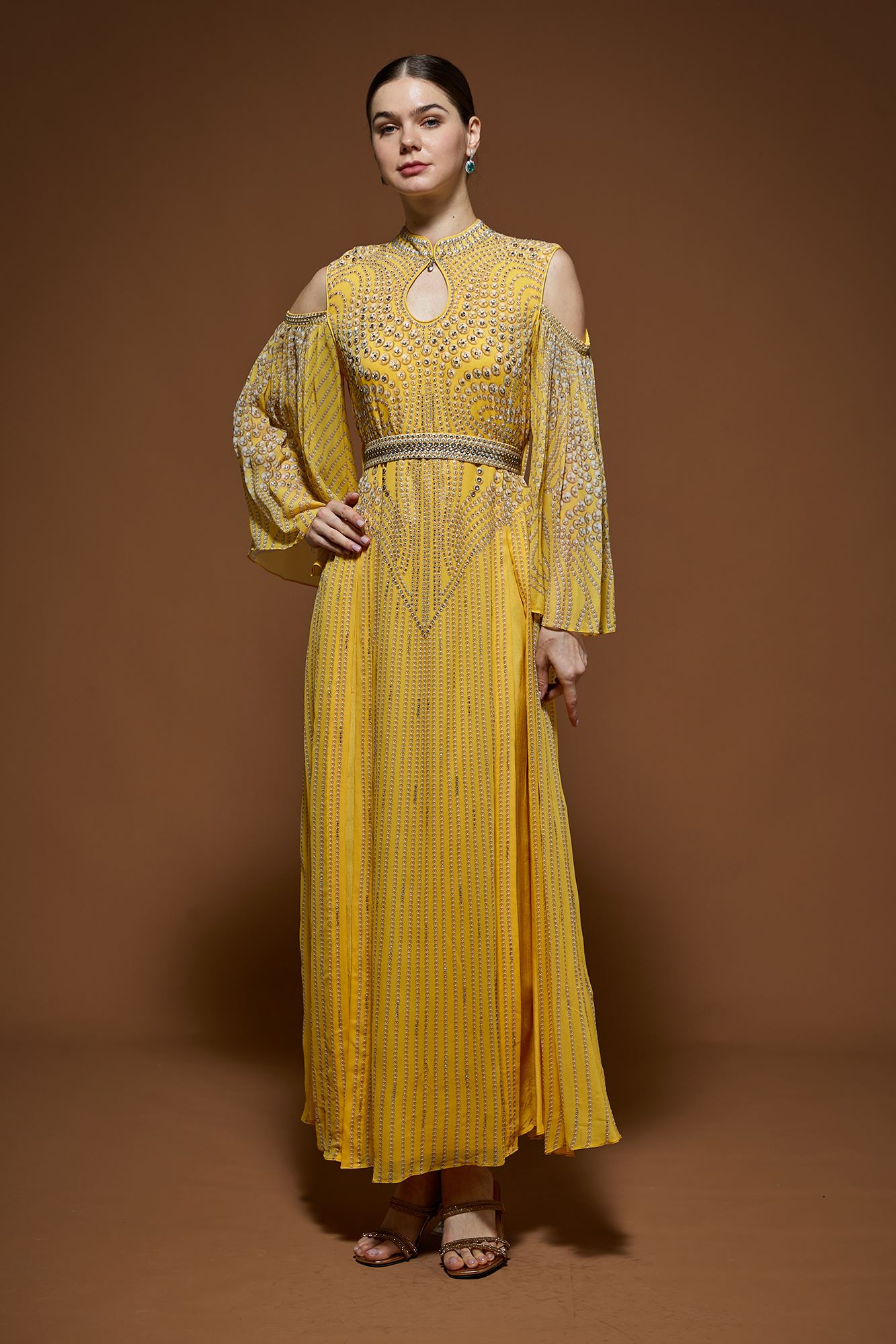 yellow-kaftan-nr299-2