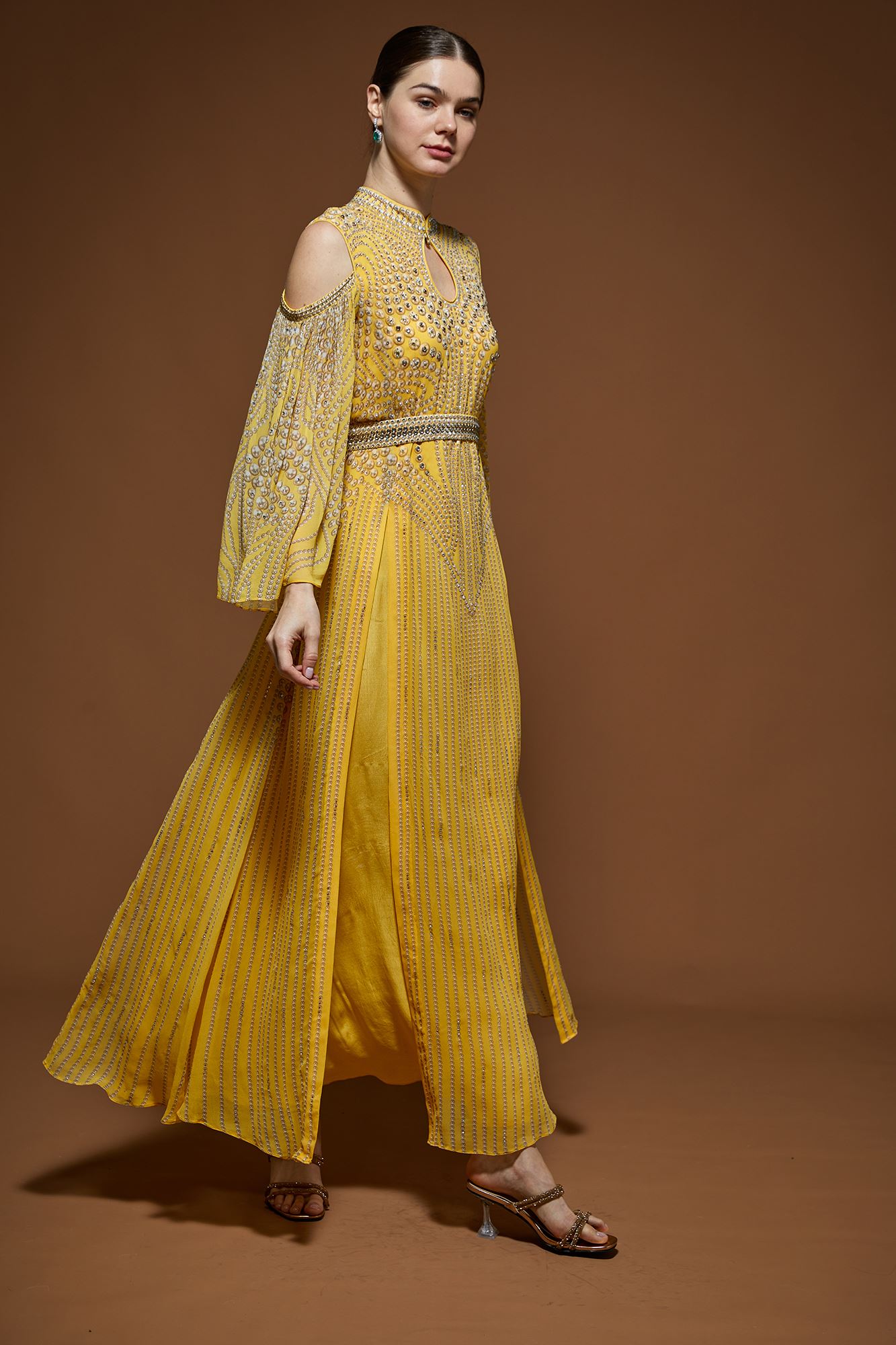 yellow-kaftan-nr299-4