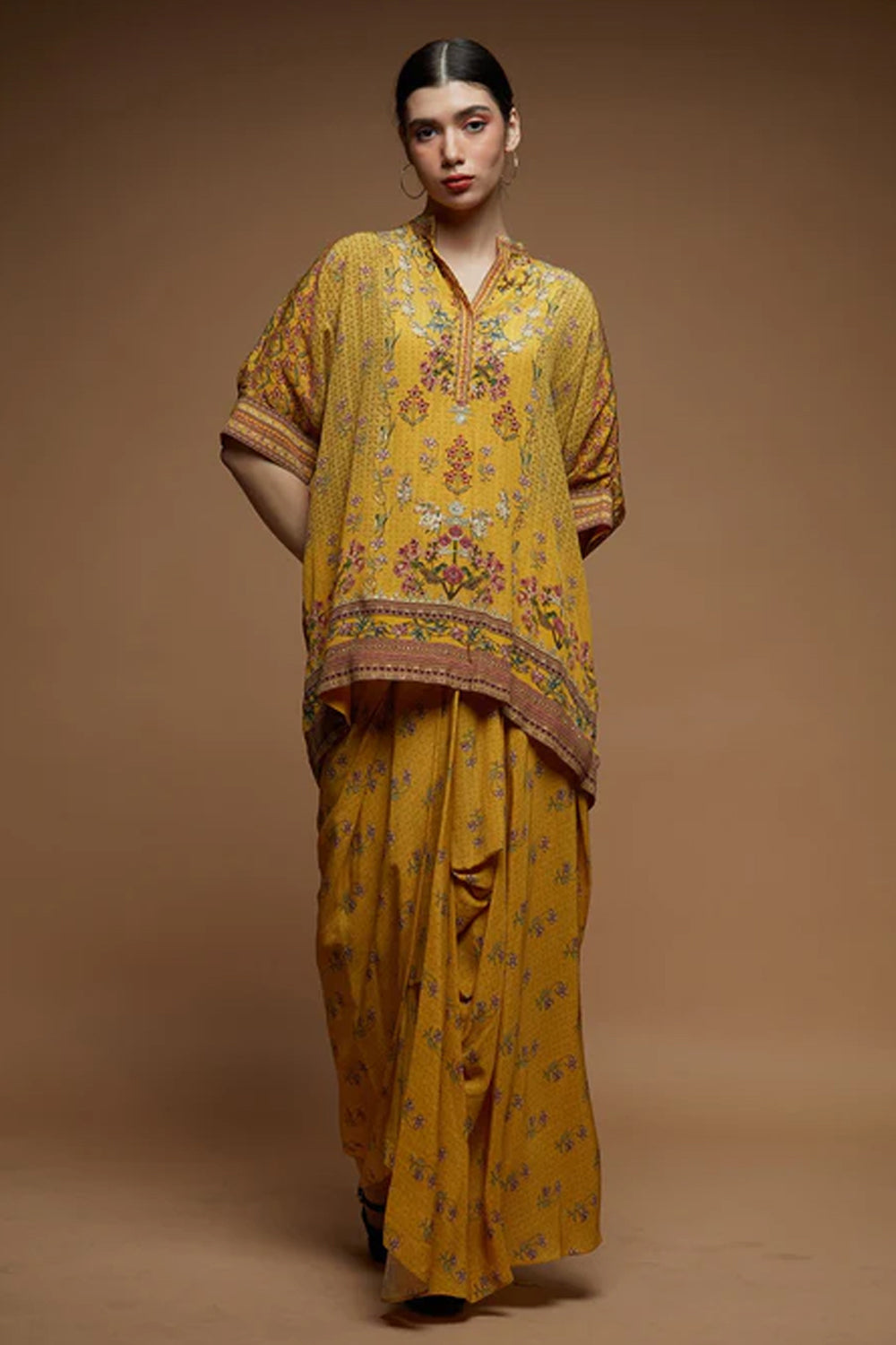 Mughal Floral Cape