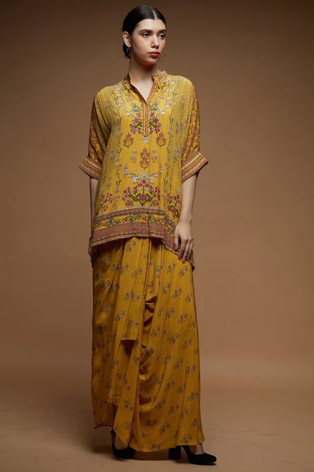 Mughal Floral Cape