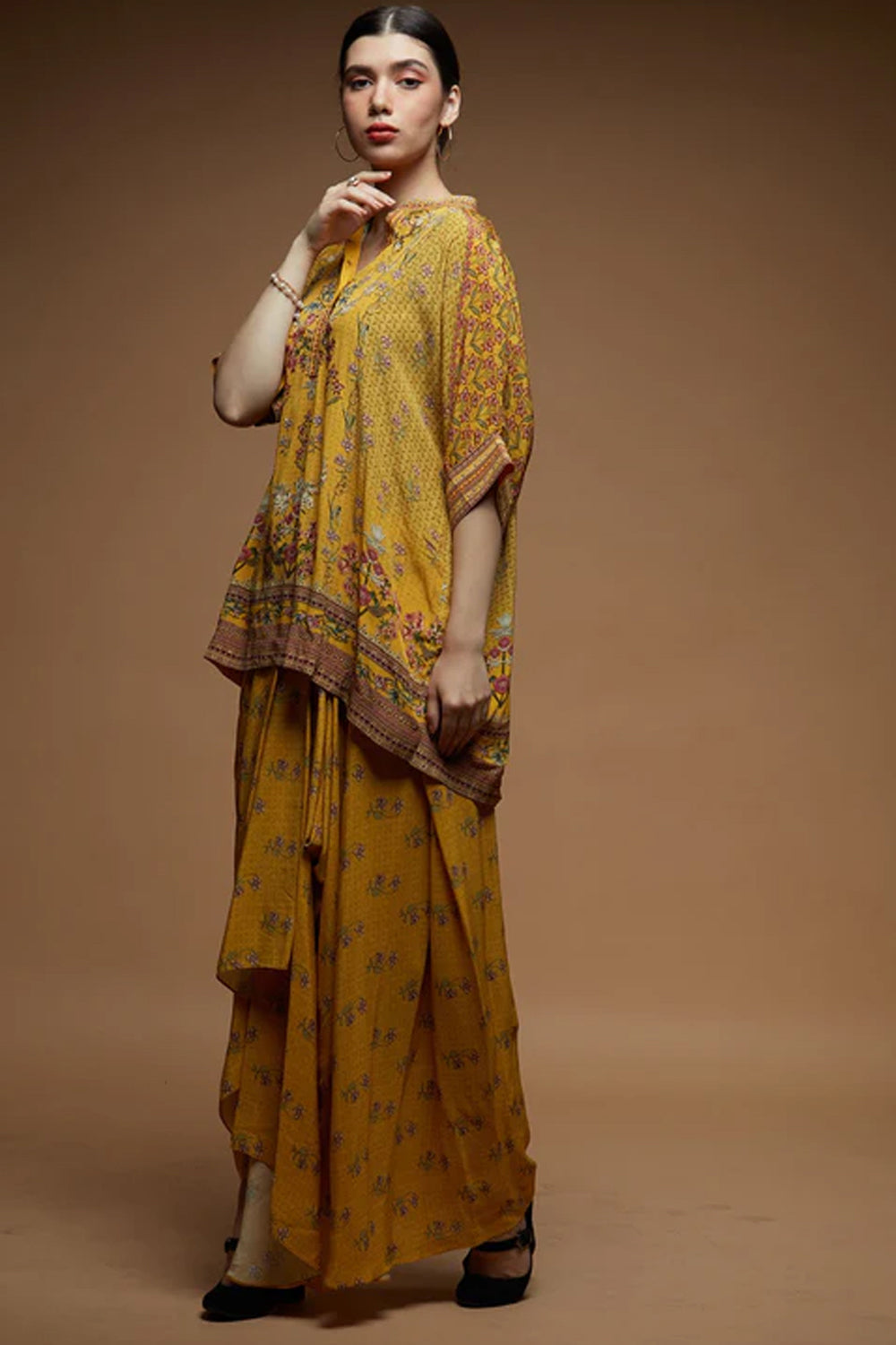 Mughal Floral Cape