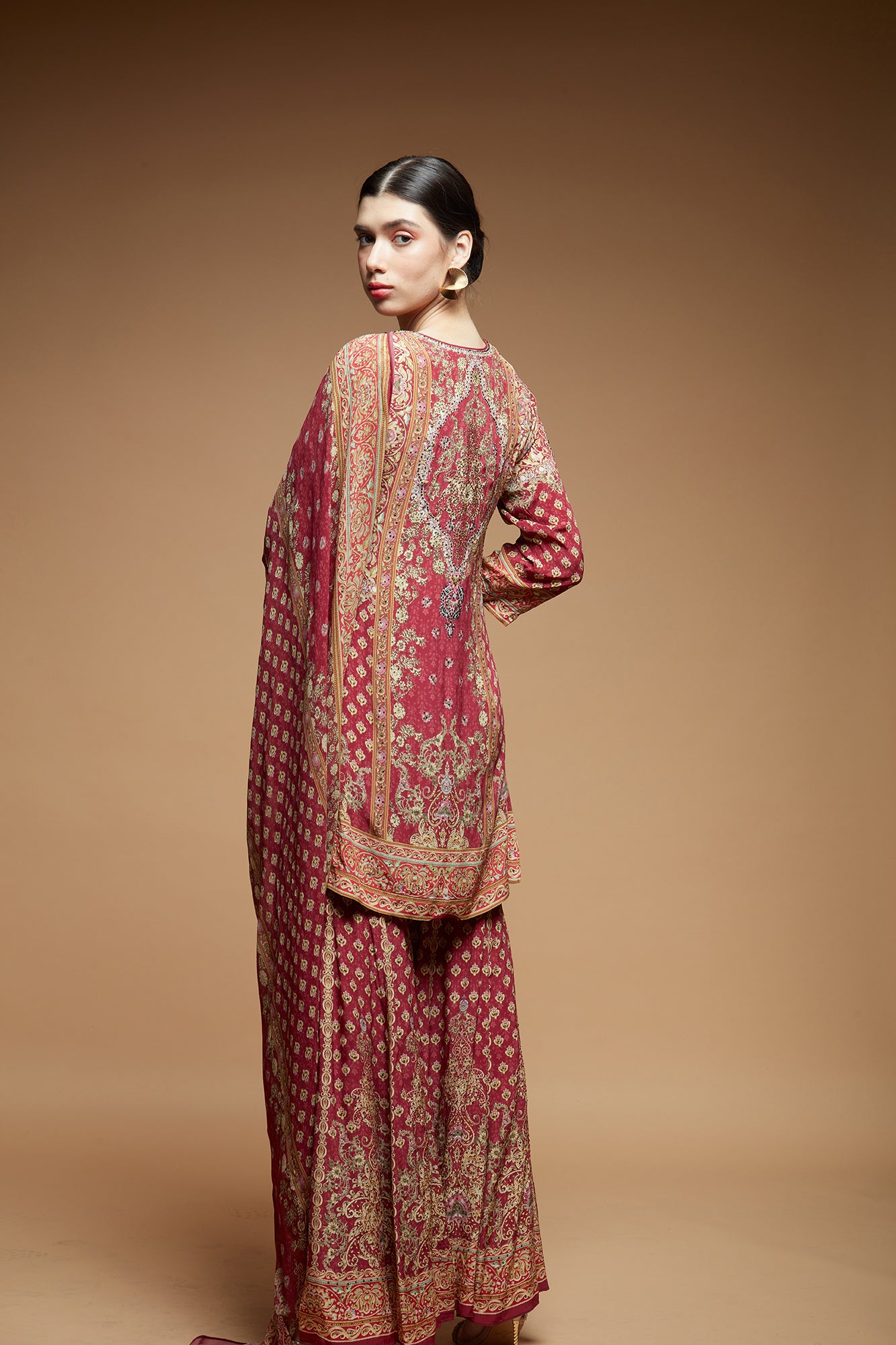 Pale Pink Color Sharara