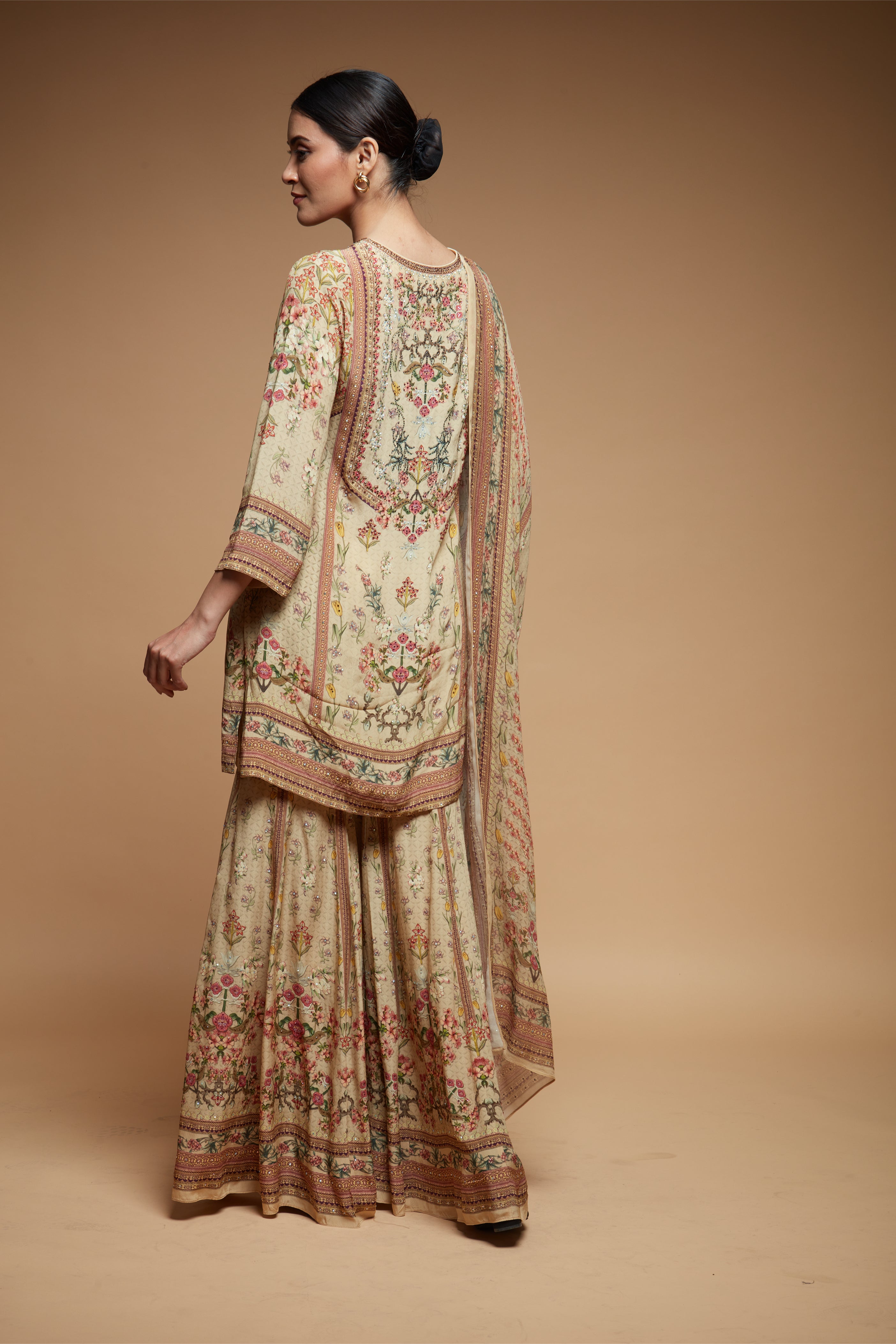 Beige Color Sharara