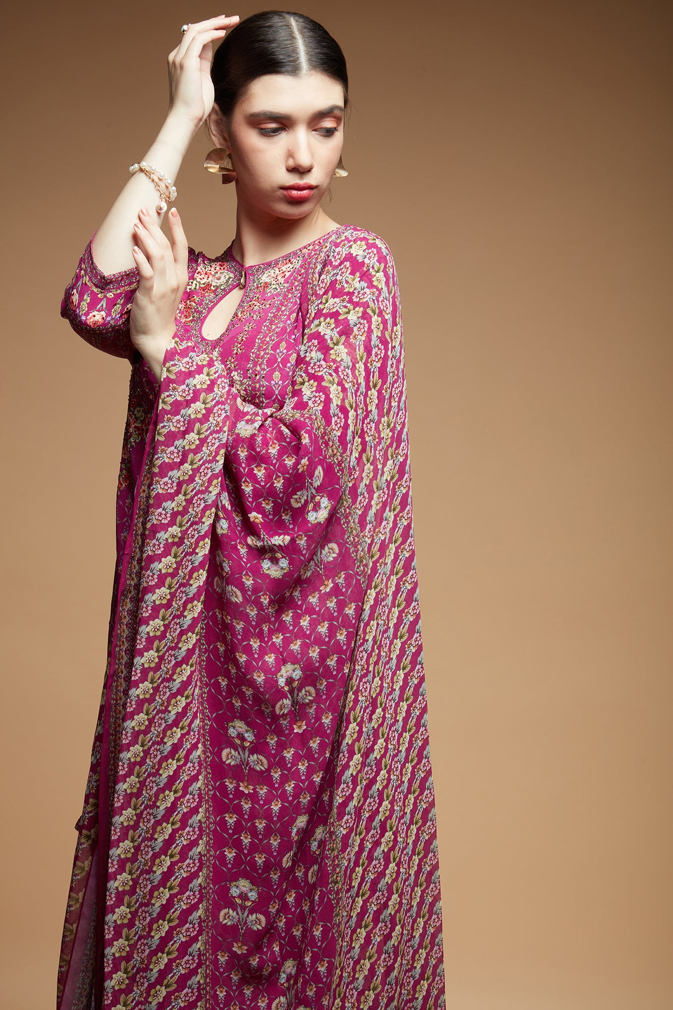 Pink Color Sharara