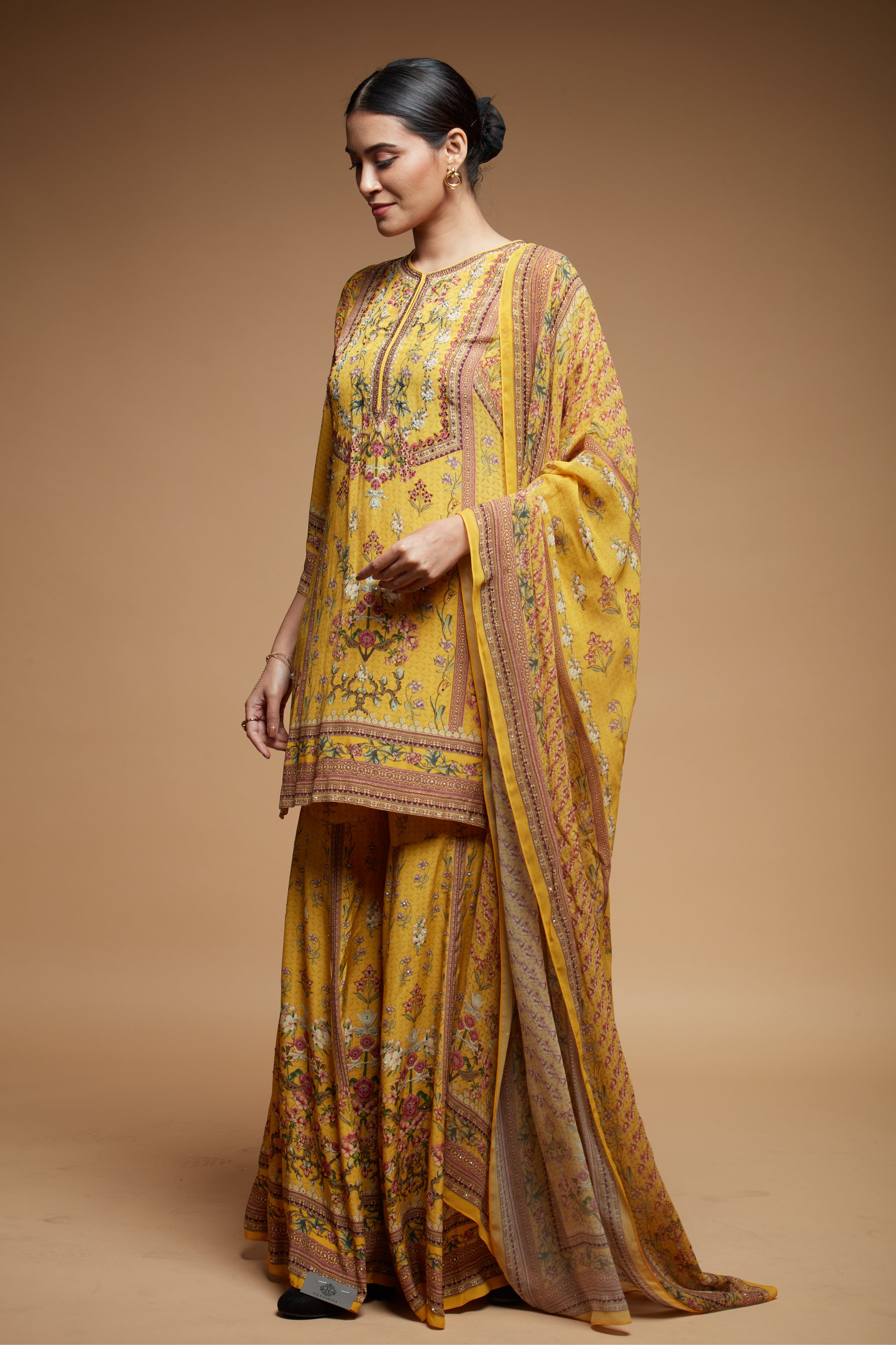 Mustard Color Sharara