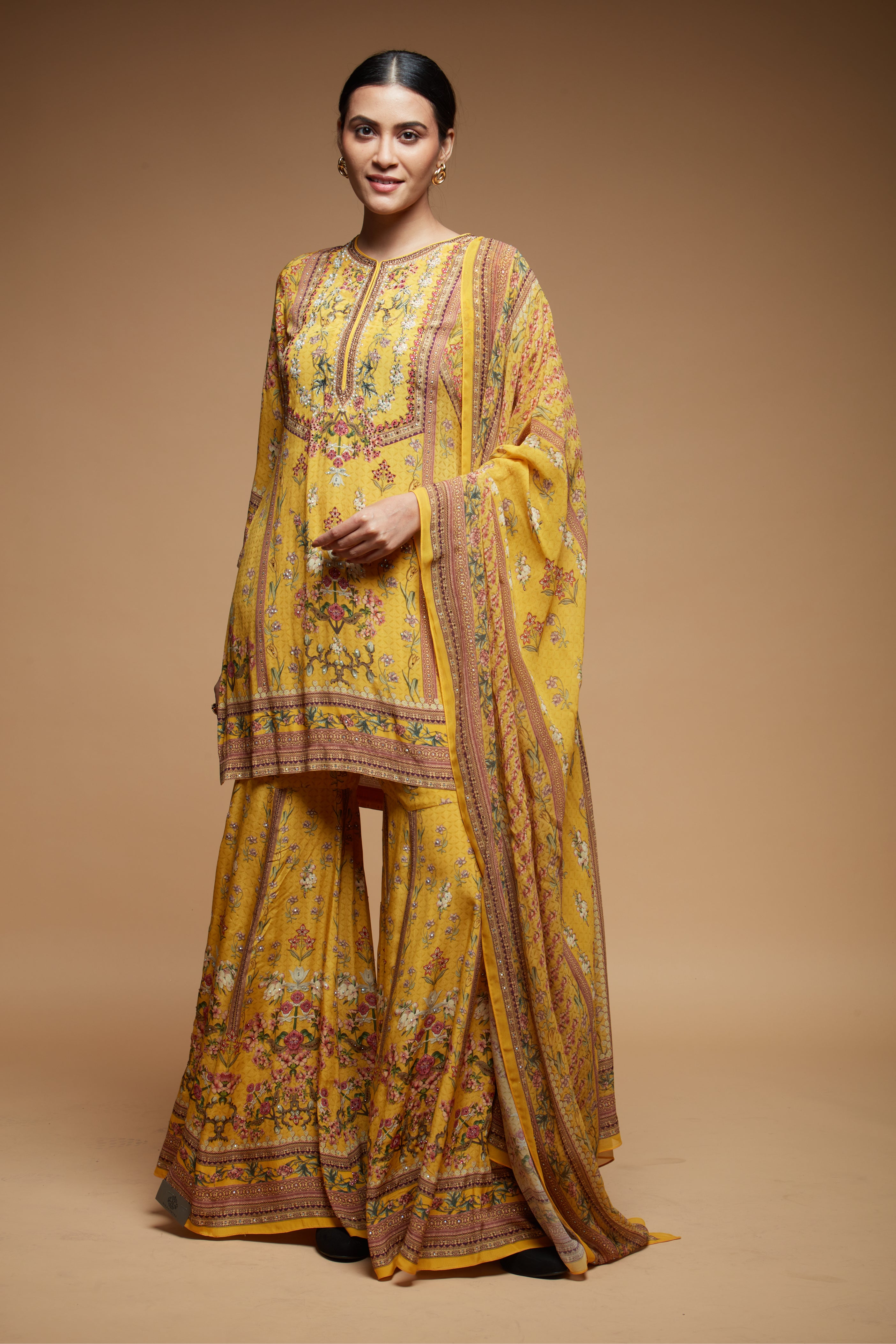 Mustard Color Sharara