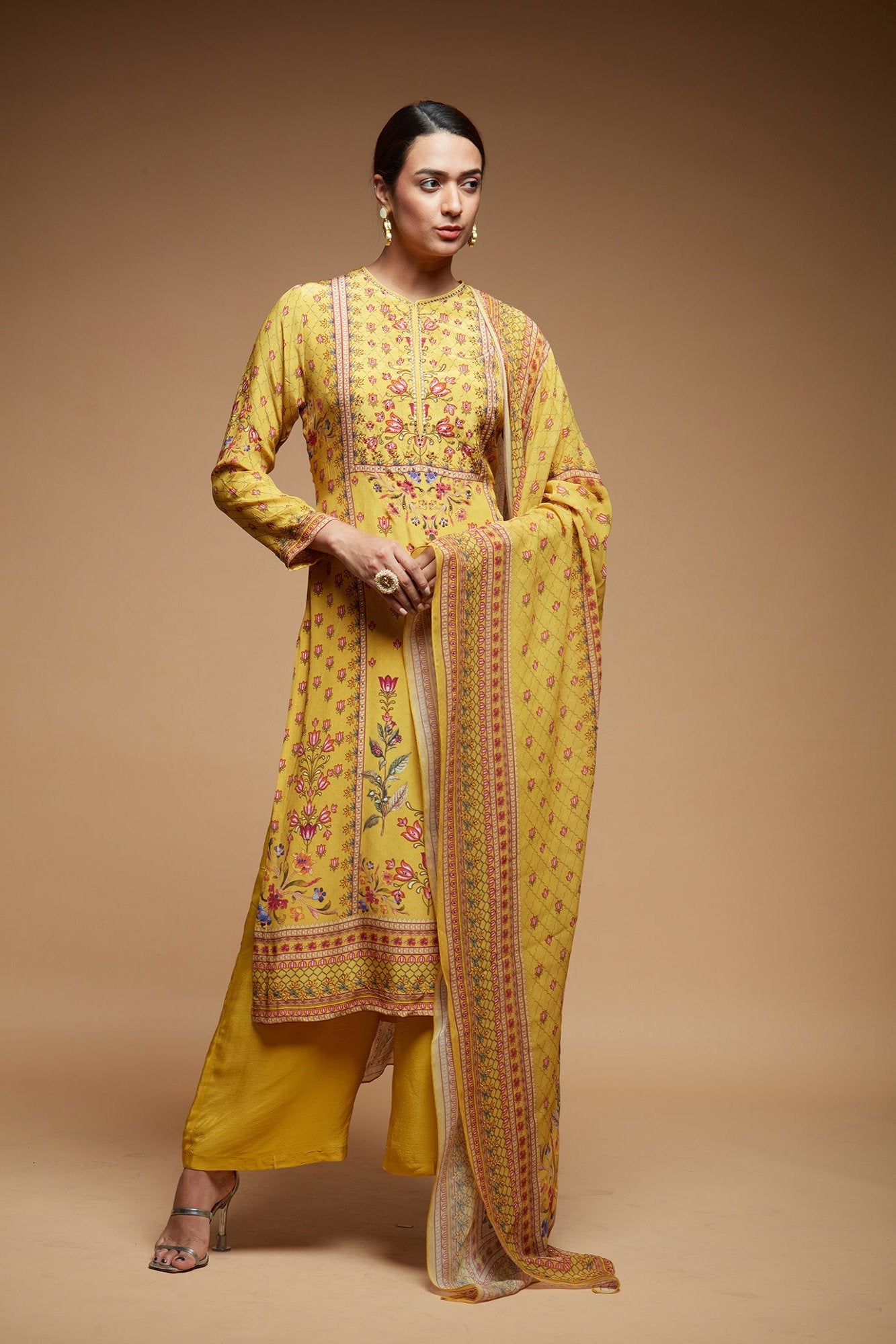 Mustard color Suit Set