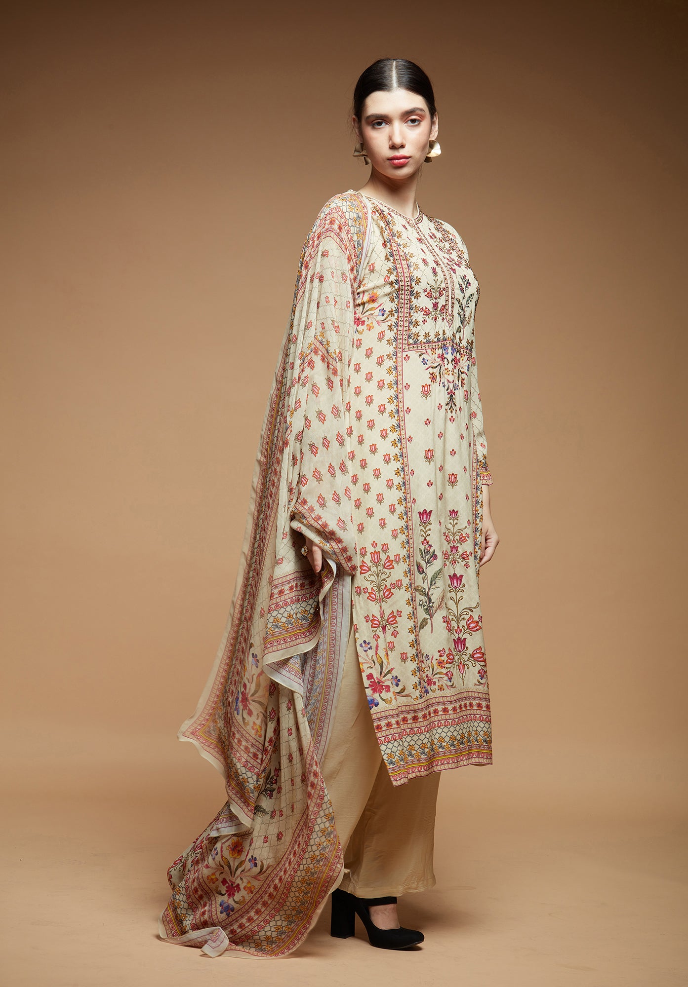 Beige color Suit Set