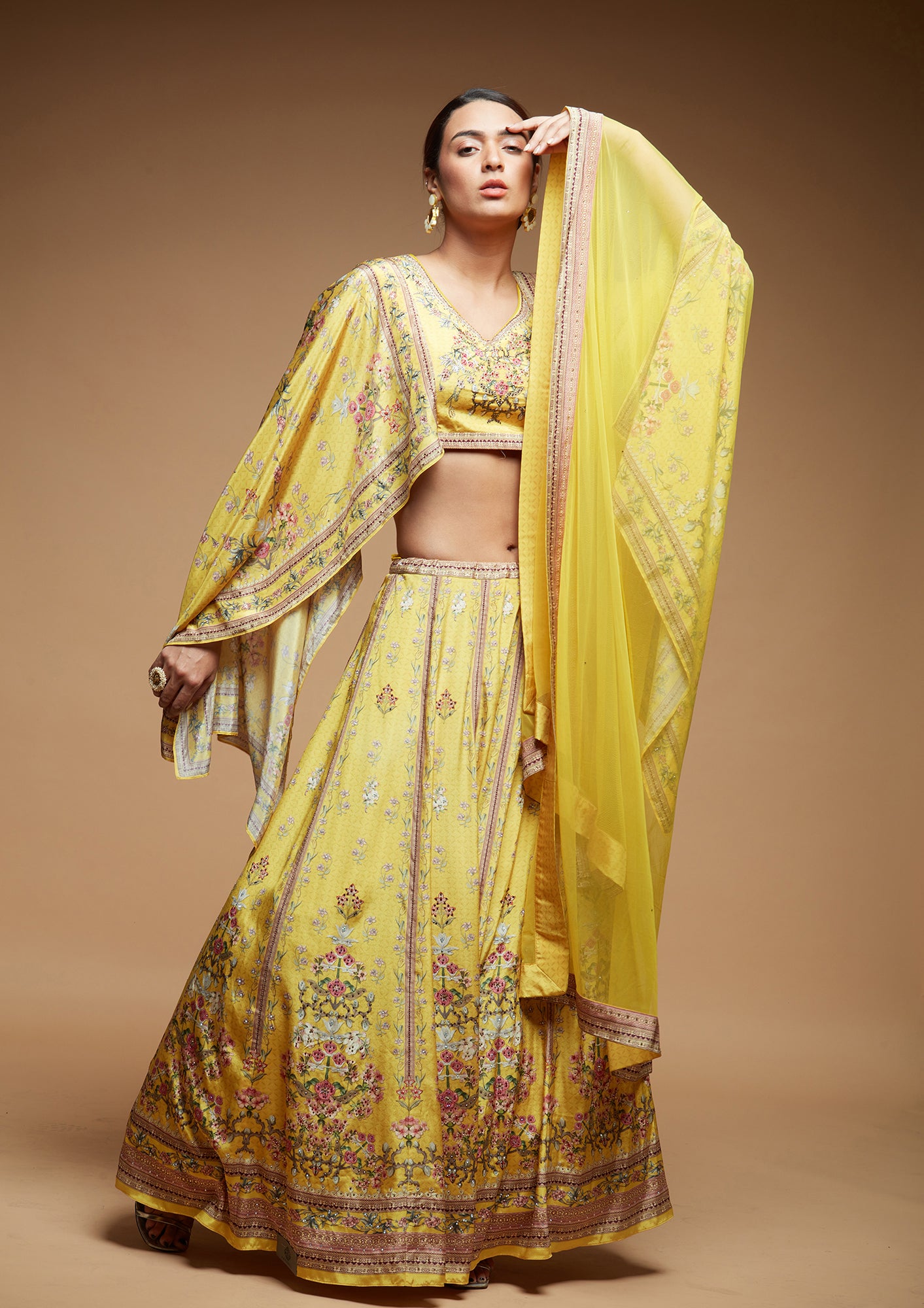 Mustard Color Lehenga