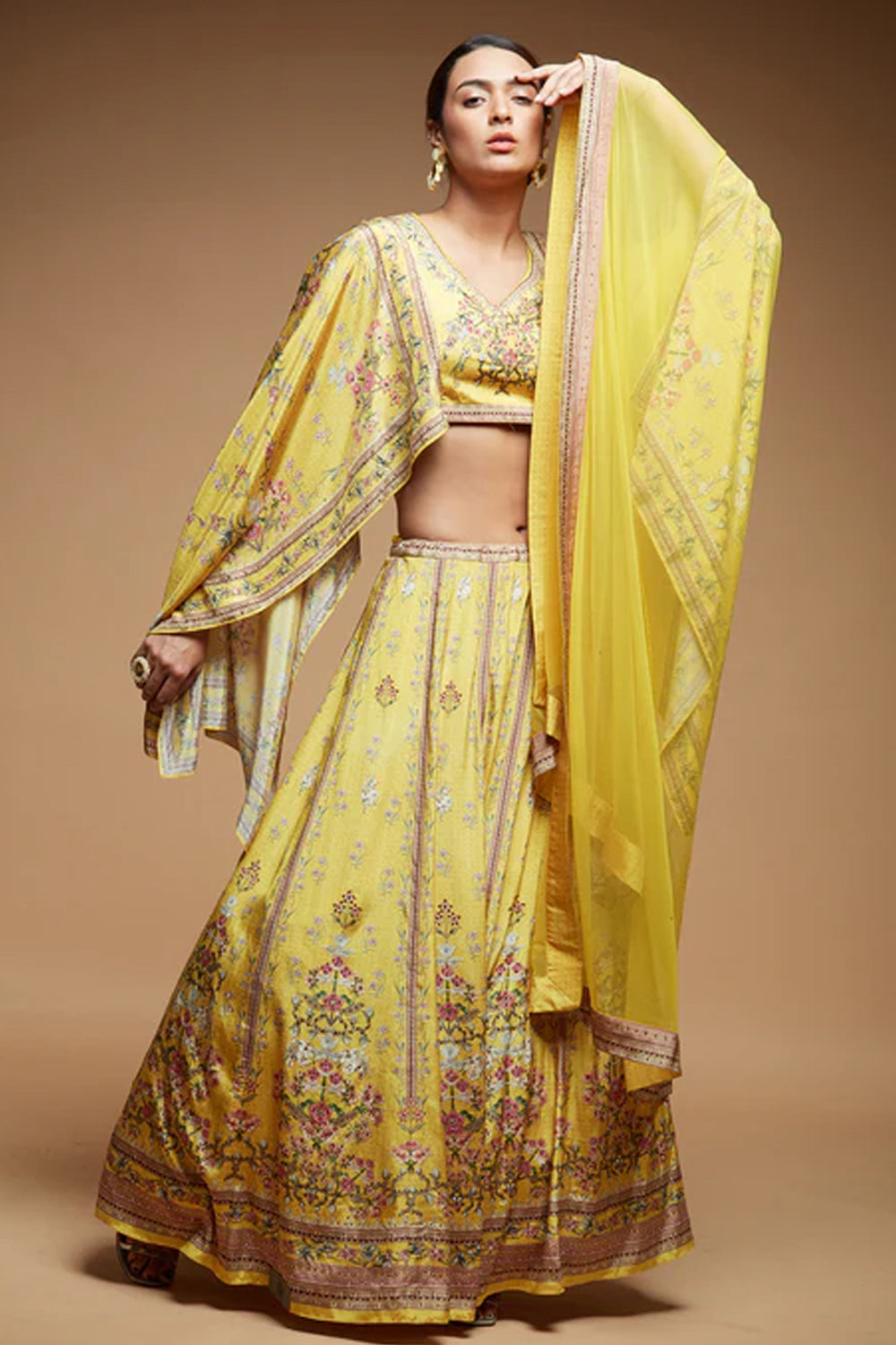 Mustard Lehenga Set