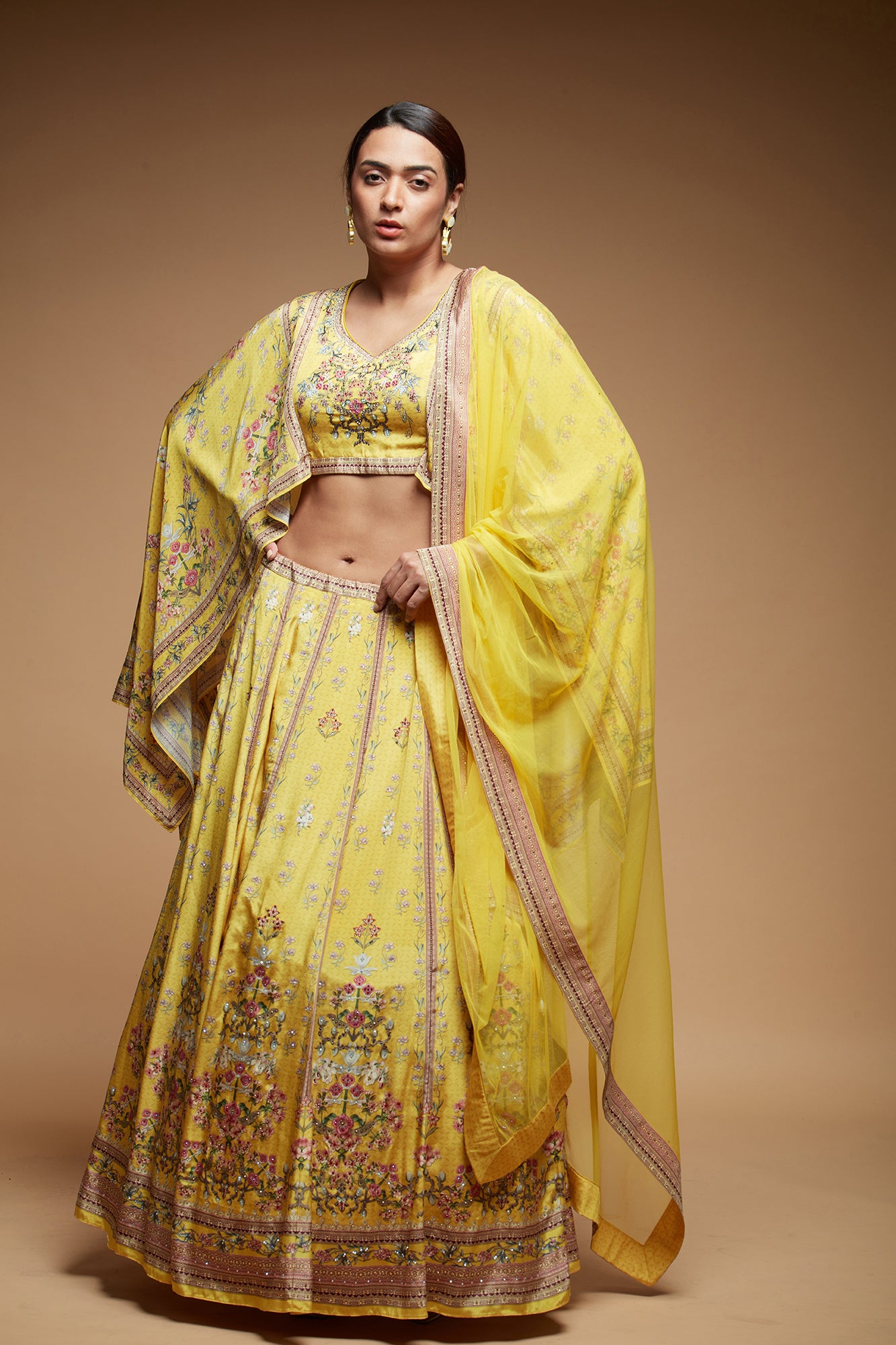 Mustard Color Lehenga