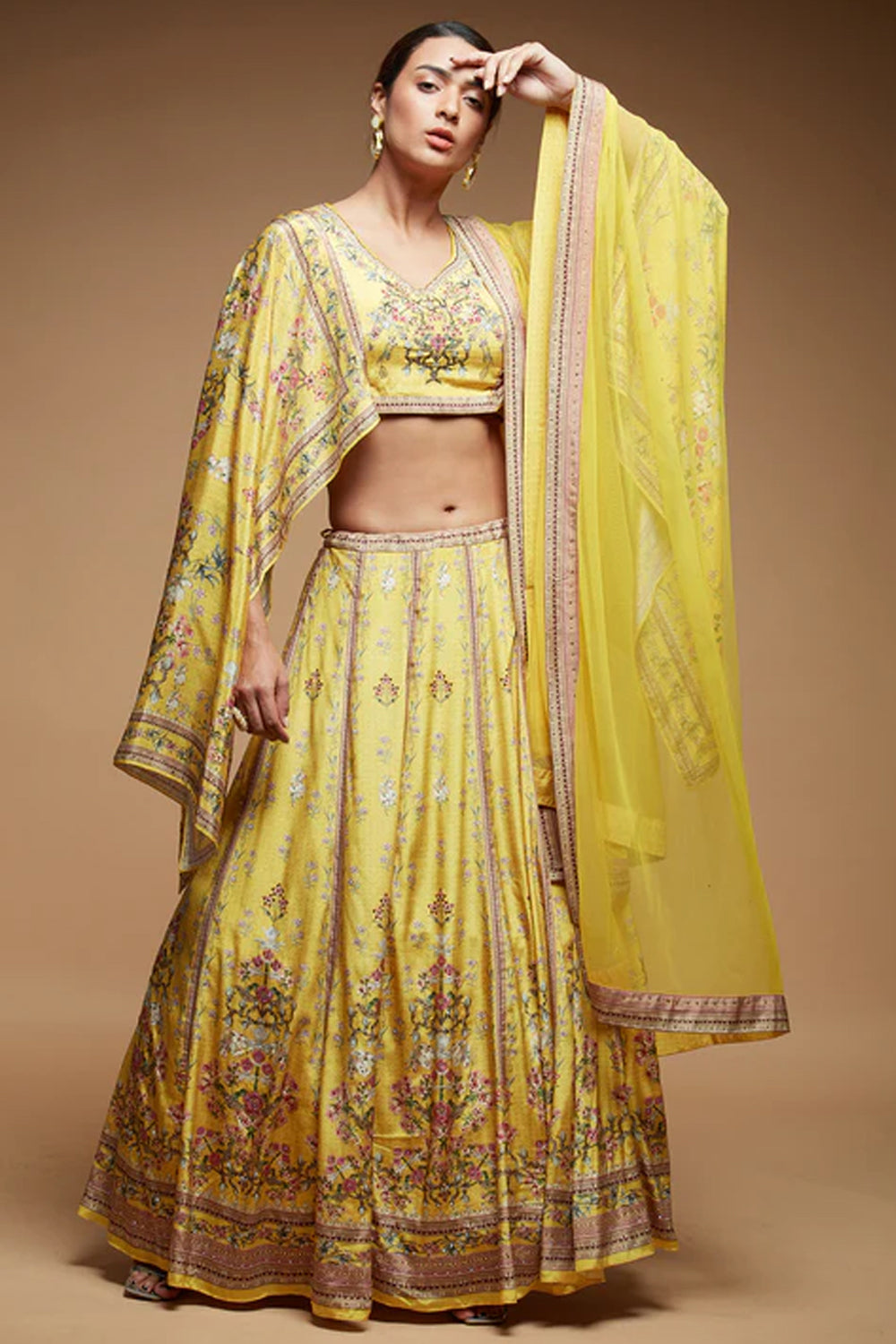 Mustard Lehenga Set