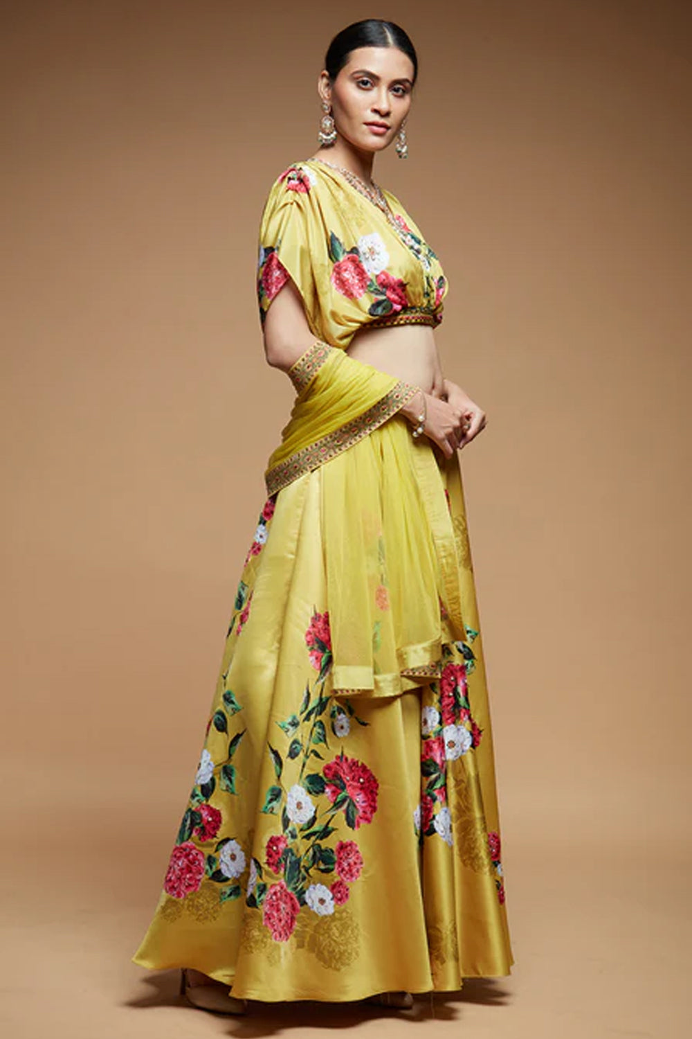 Mustard Lehenga Set