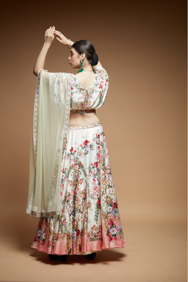 Beige Color Lehenga