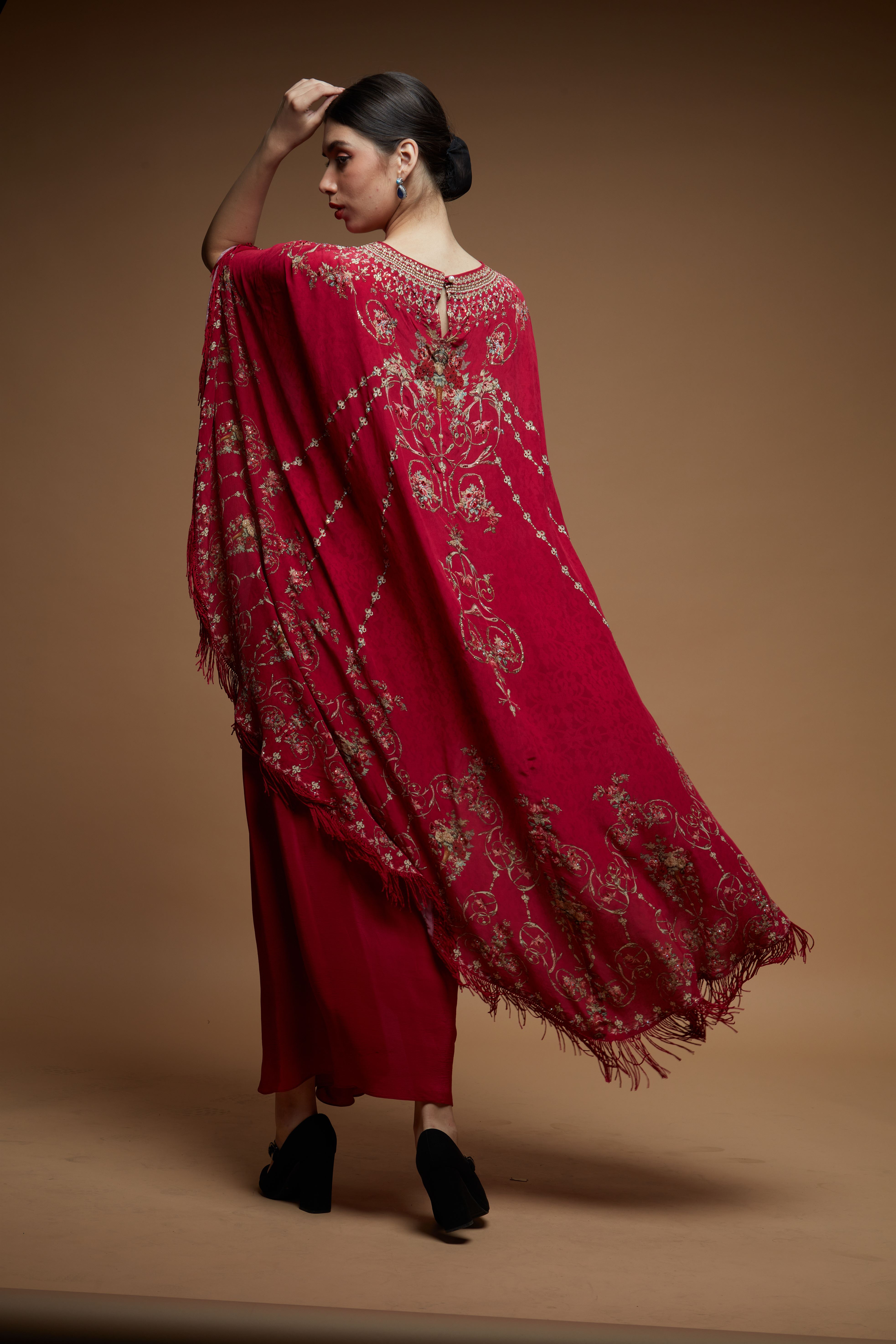 Fuchsia Color Cape