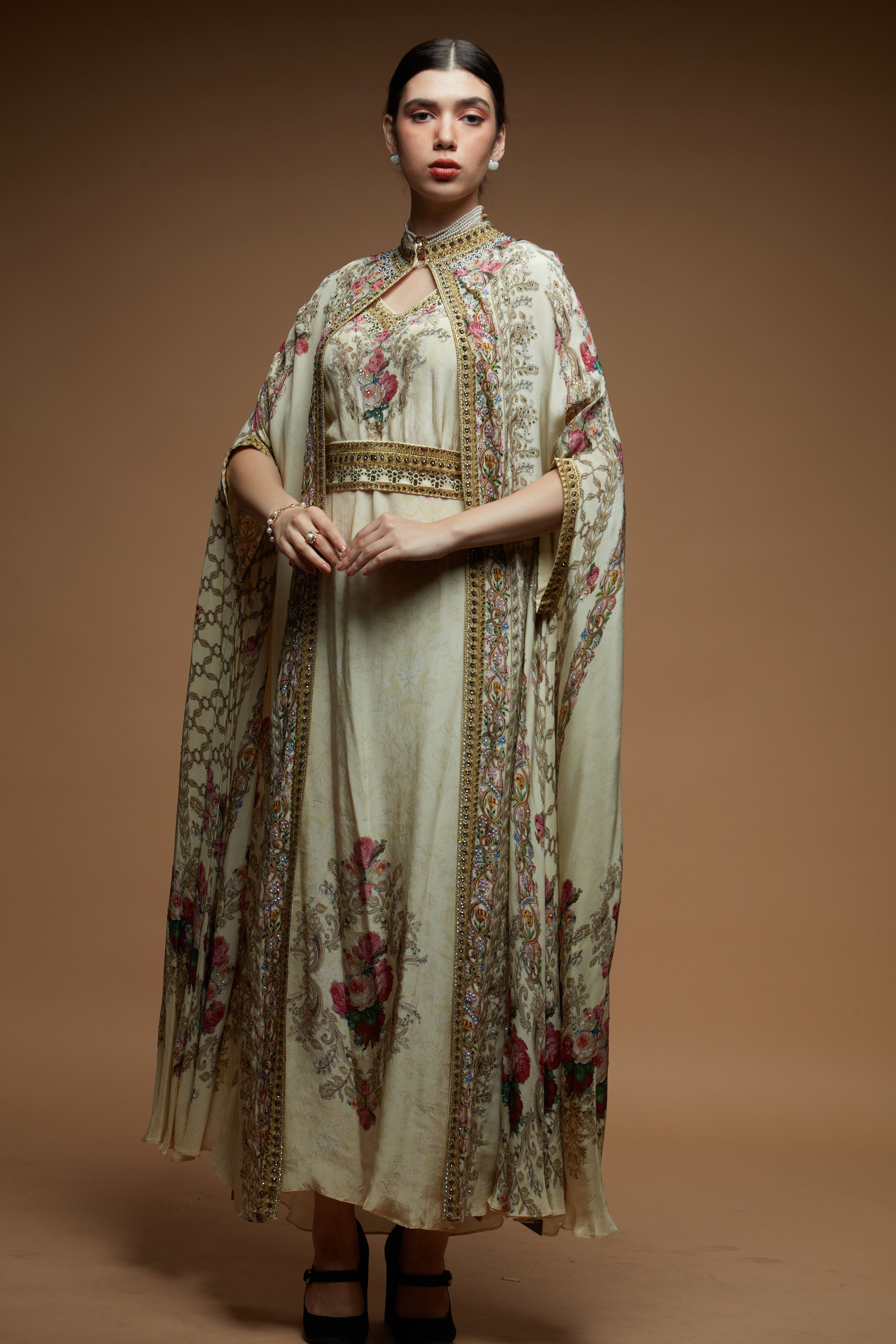 Ivory Color Kaftan