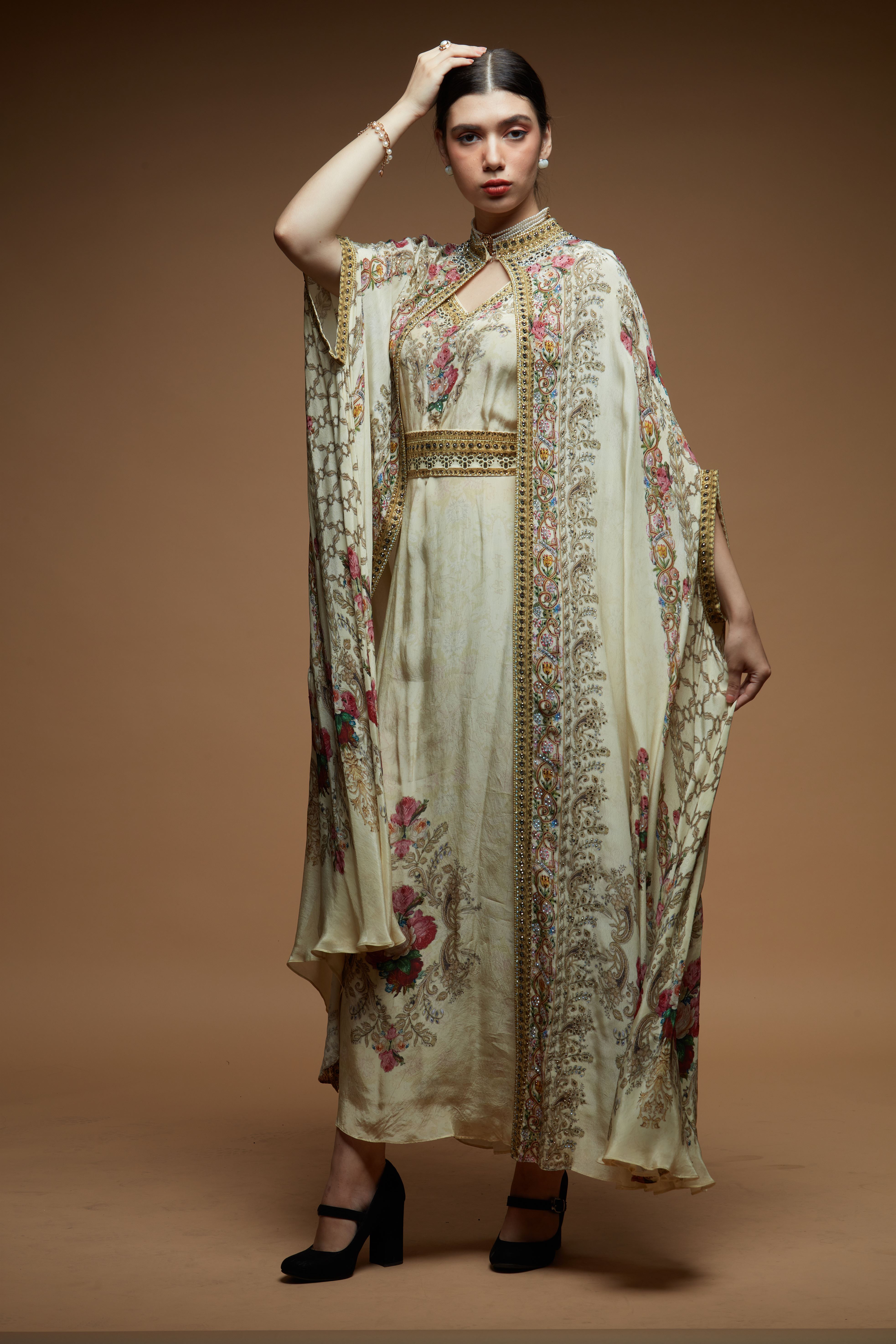 Ivory Color Kaftan