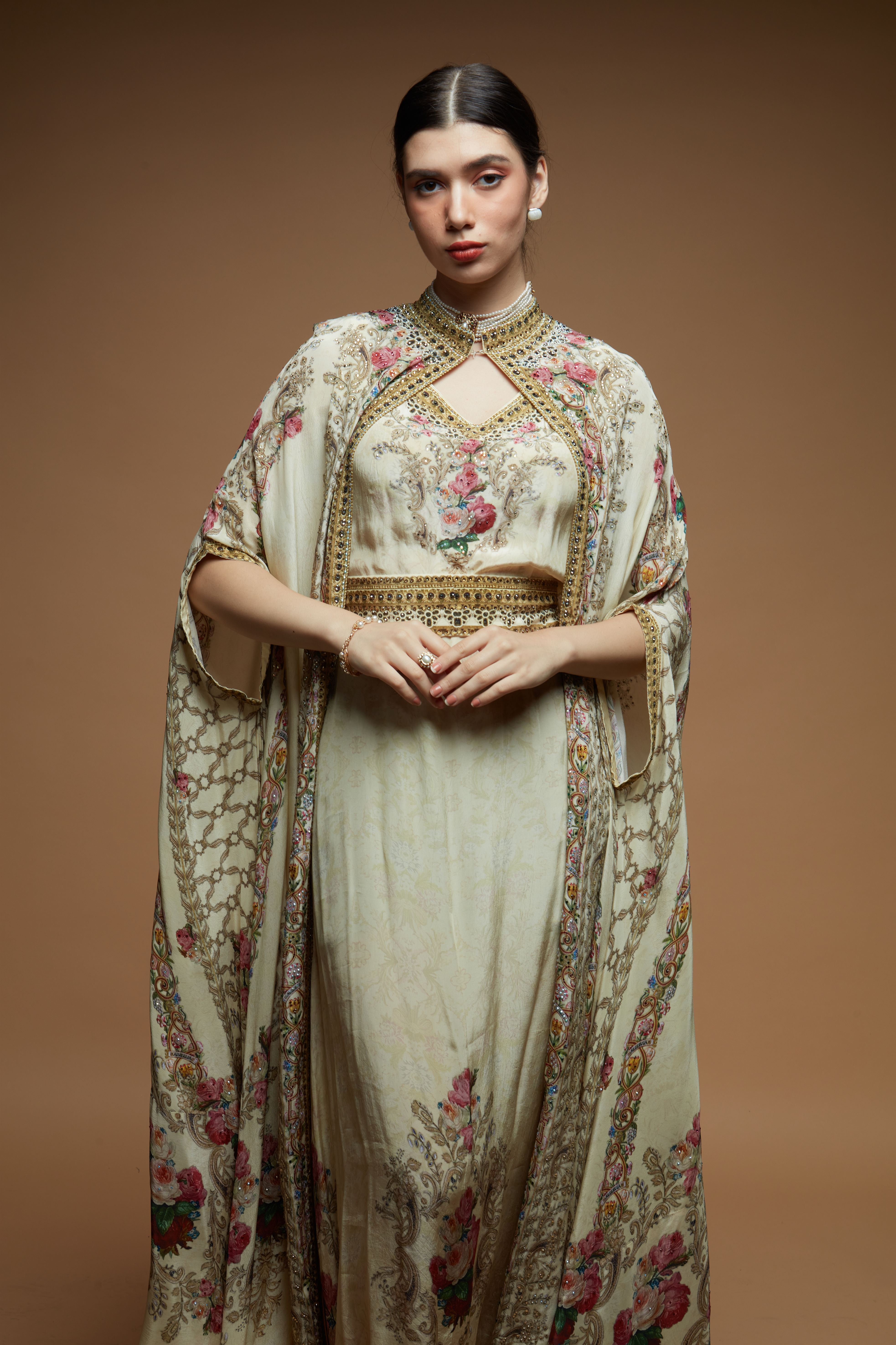 Ivory Color Kaftan