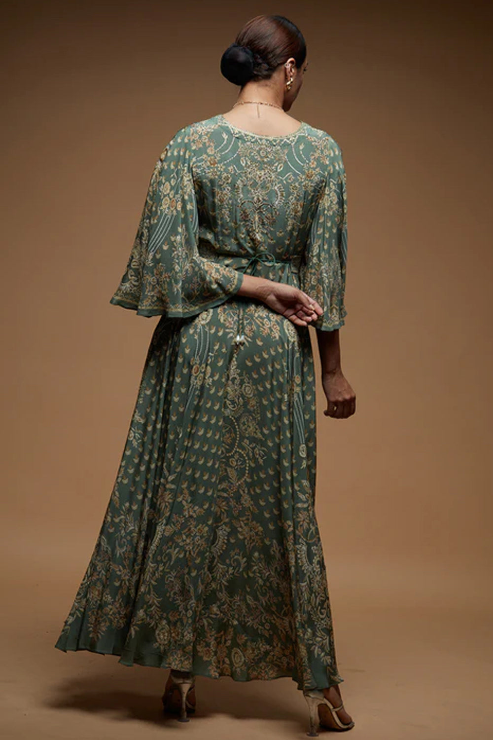 Buy Dark Aqua Color Gown from nirraamyaa.com