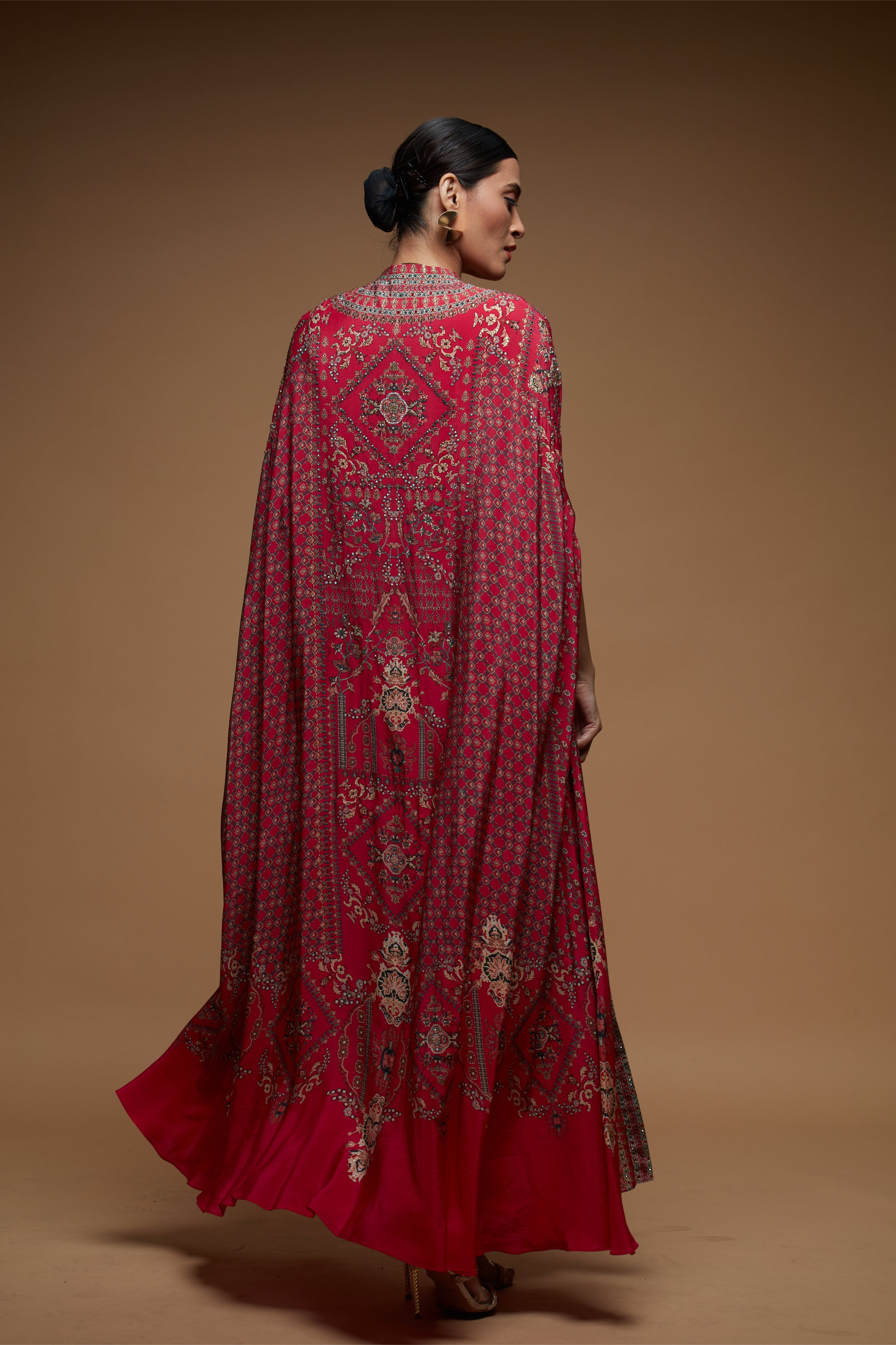 Red Color Kaftan