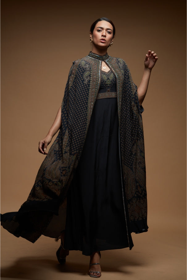 Black Color Kaftan