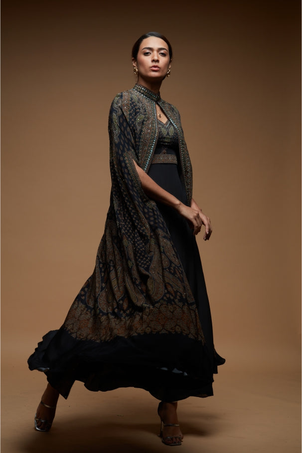 Black Color Kaftan