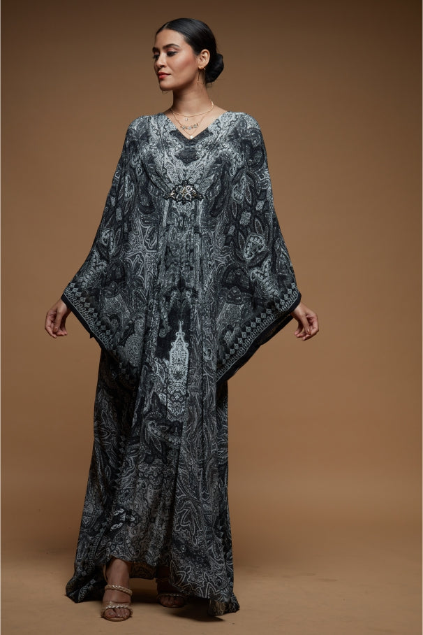 Black Color Kaftan