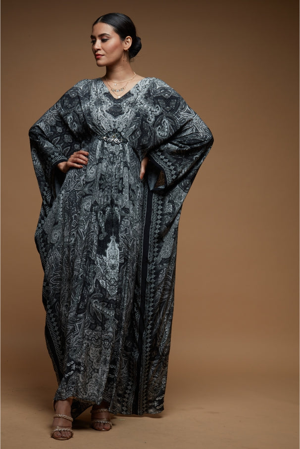 Black Color Kaftan