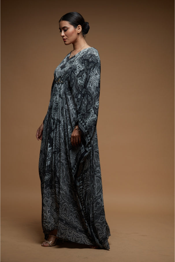 Black Color Kaftan